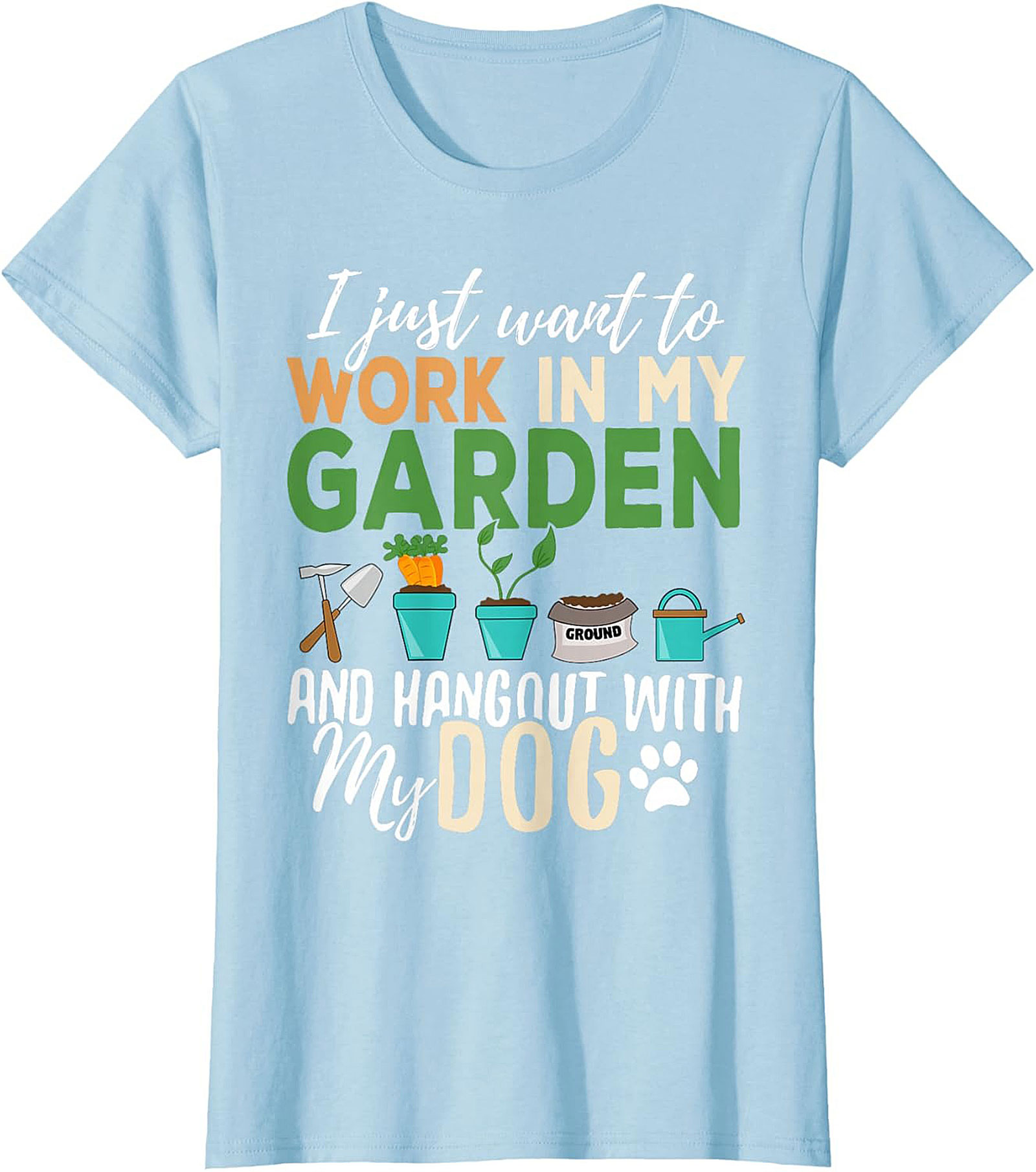 Funny Gardener Dog T-shirt – Garden & Dog Lover Tee