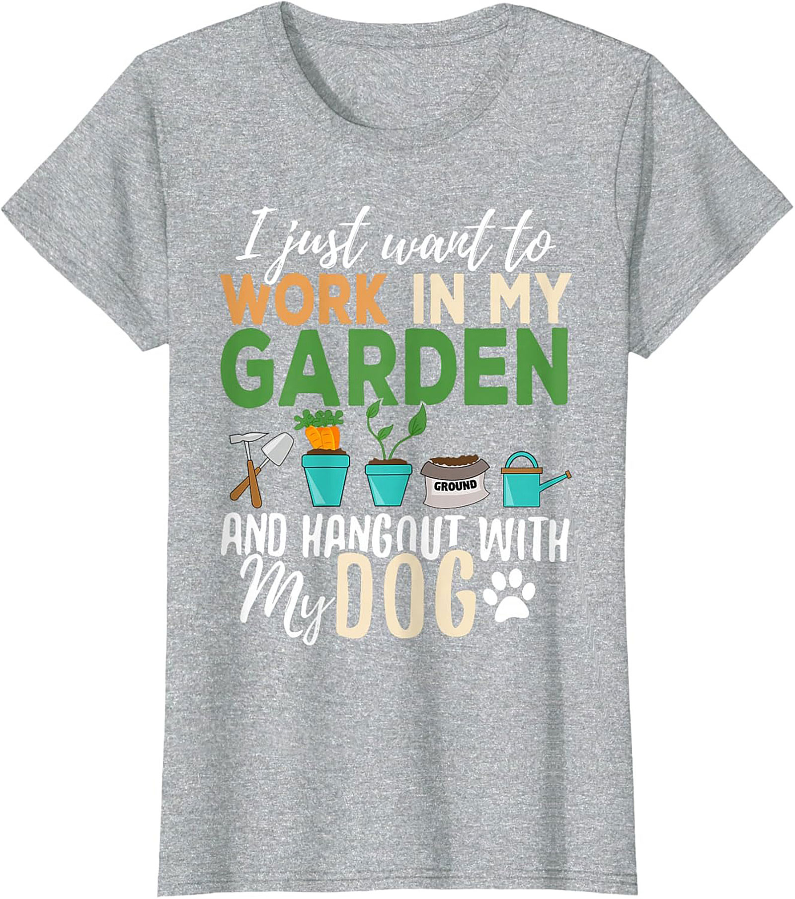 Funny Gardener Dog T-shirt – Garden & Dog Lover Tee