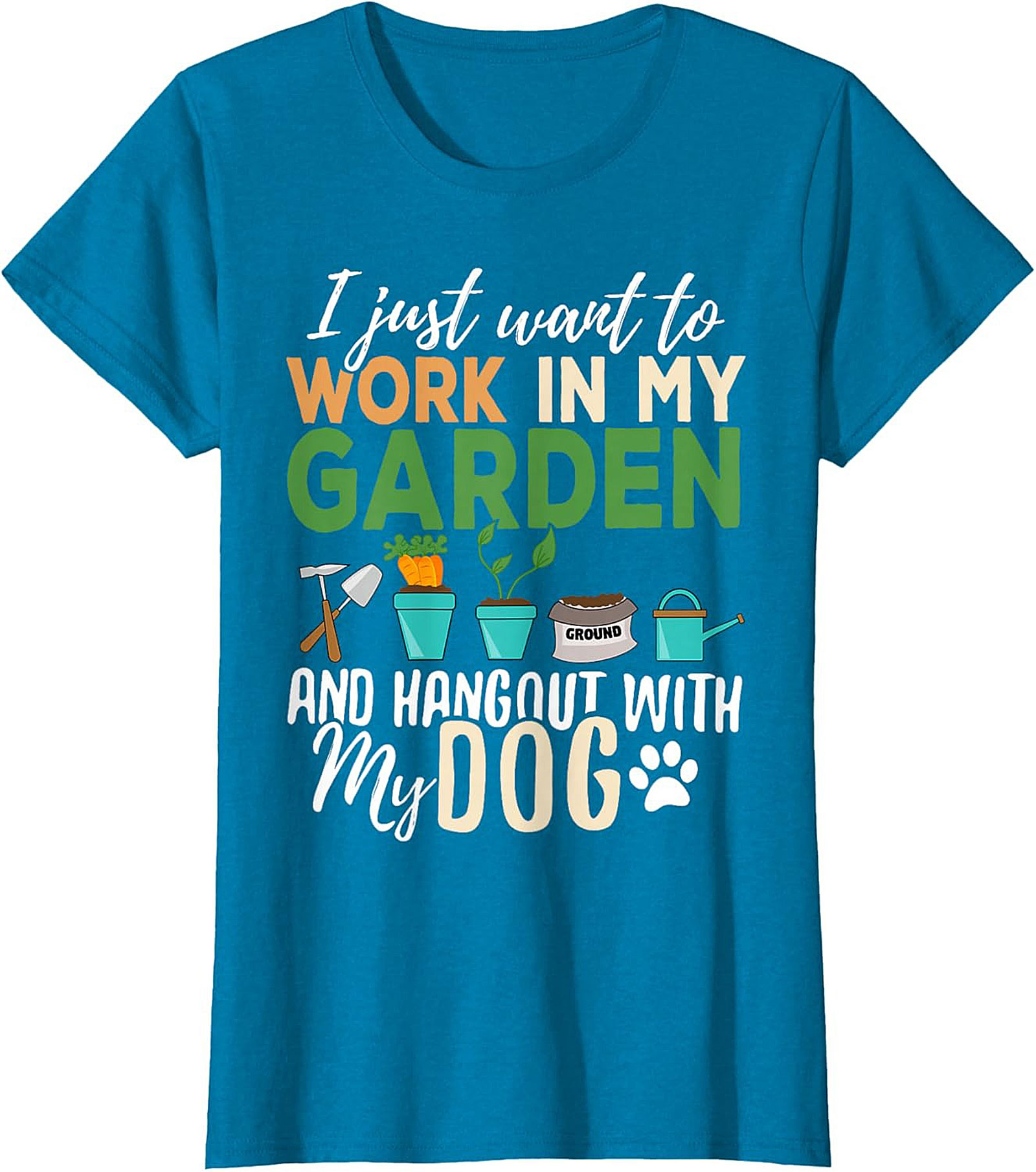 Funny Gardener Dog T-shirt – Garden & Dog Lover Tee