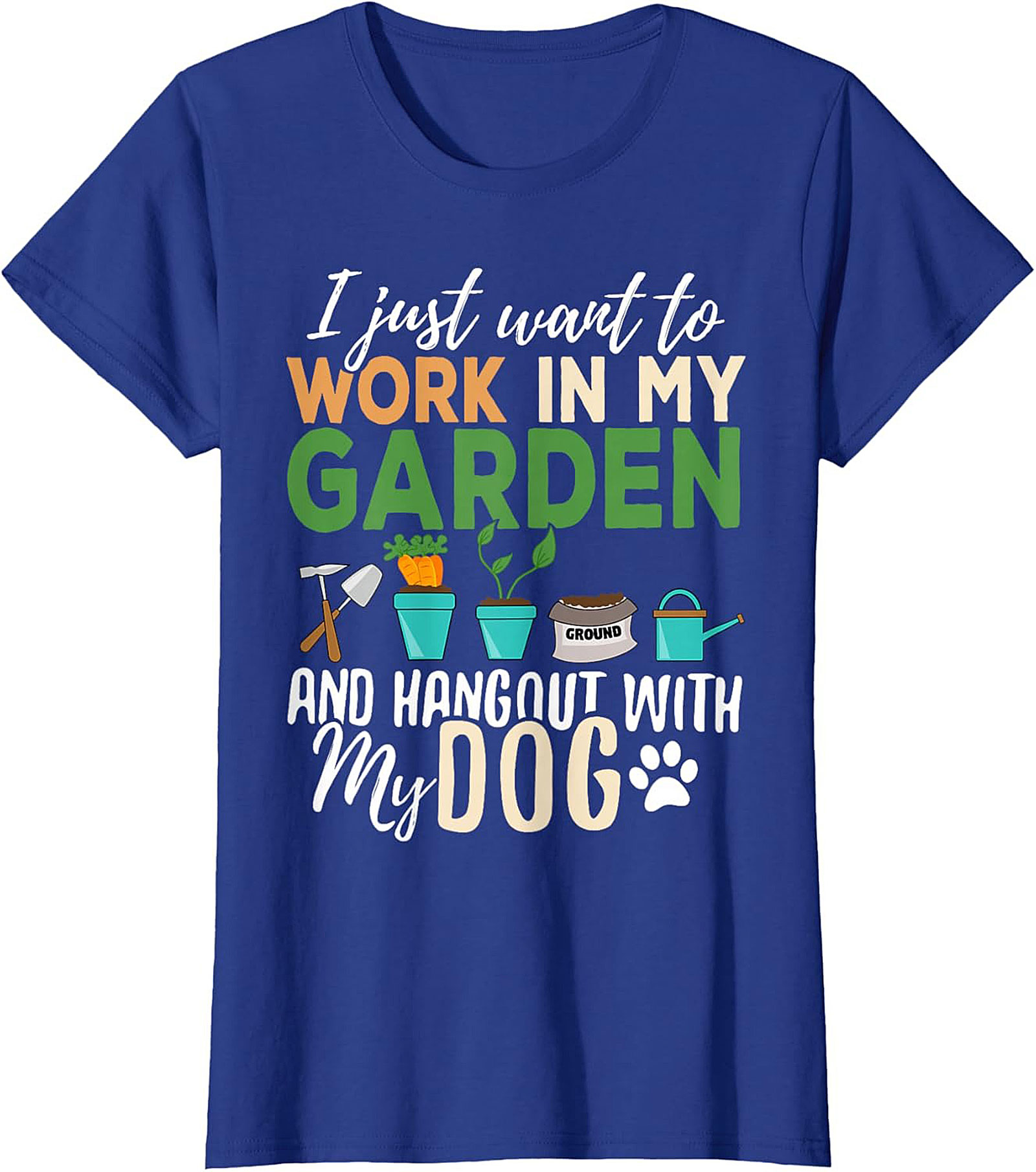 Funny Gardener Dog T-shirt – Garden & Dog Lover Tee