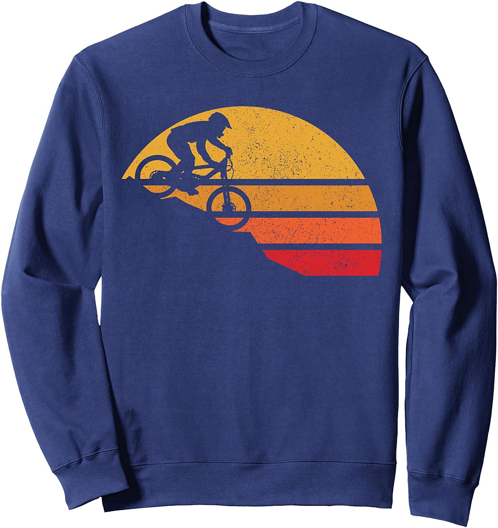 Retro Mountain Biking Sweatshirt | Vintage MTB Pullover