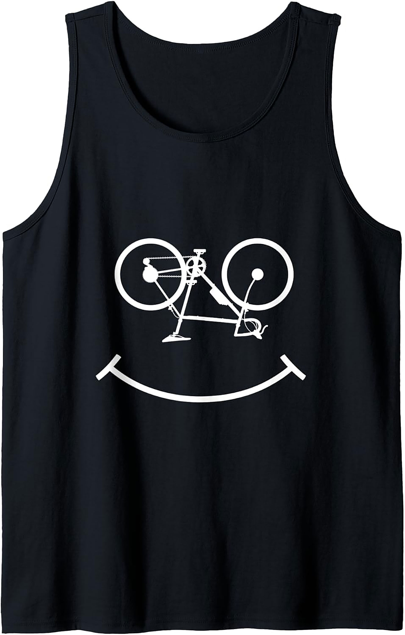 Happy Cycle Bicycle Tank Top | Unisex Cycling Graphic Tank