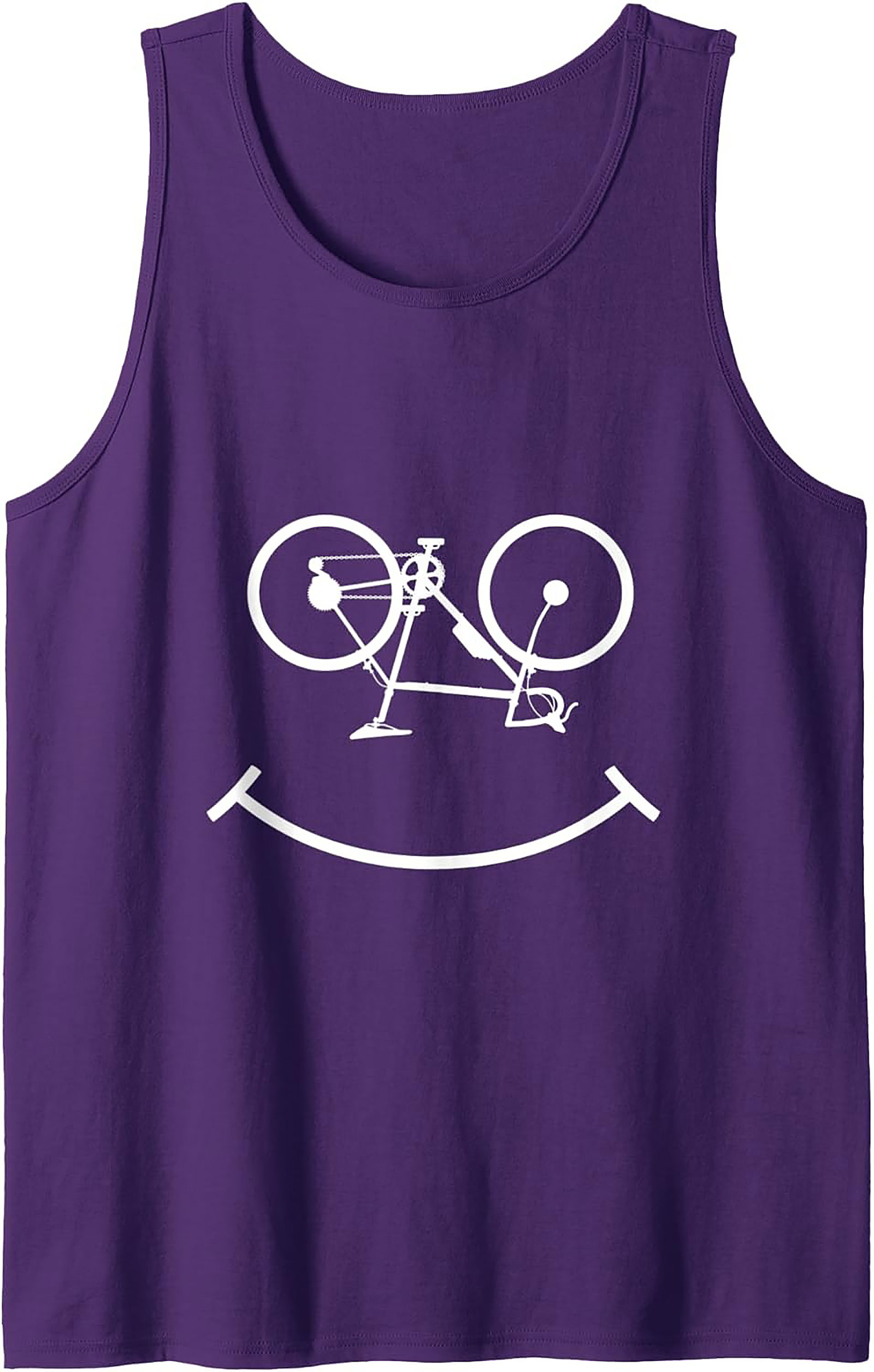Happy Cycle Bicycle Tank Top | Unisex Cycling Graphic Tank
