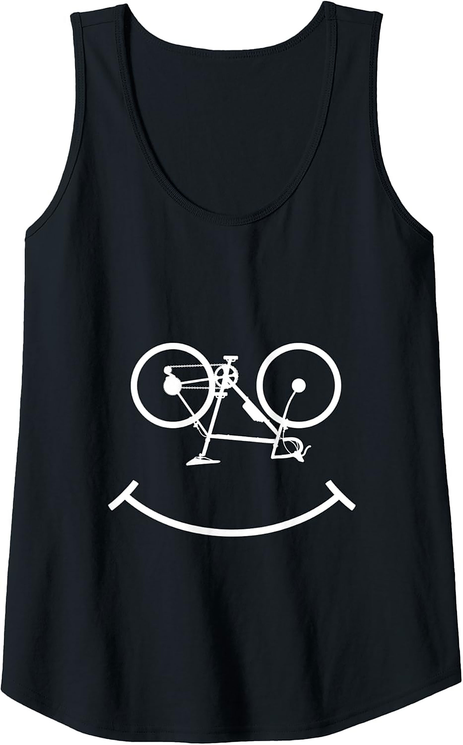 Happy Cycle Bicycle Tank Top | Unisex Cycling Graphic Tank