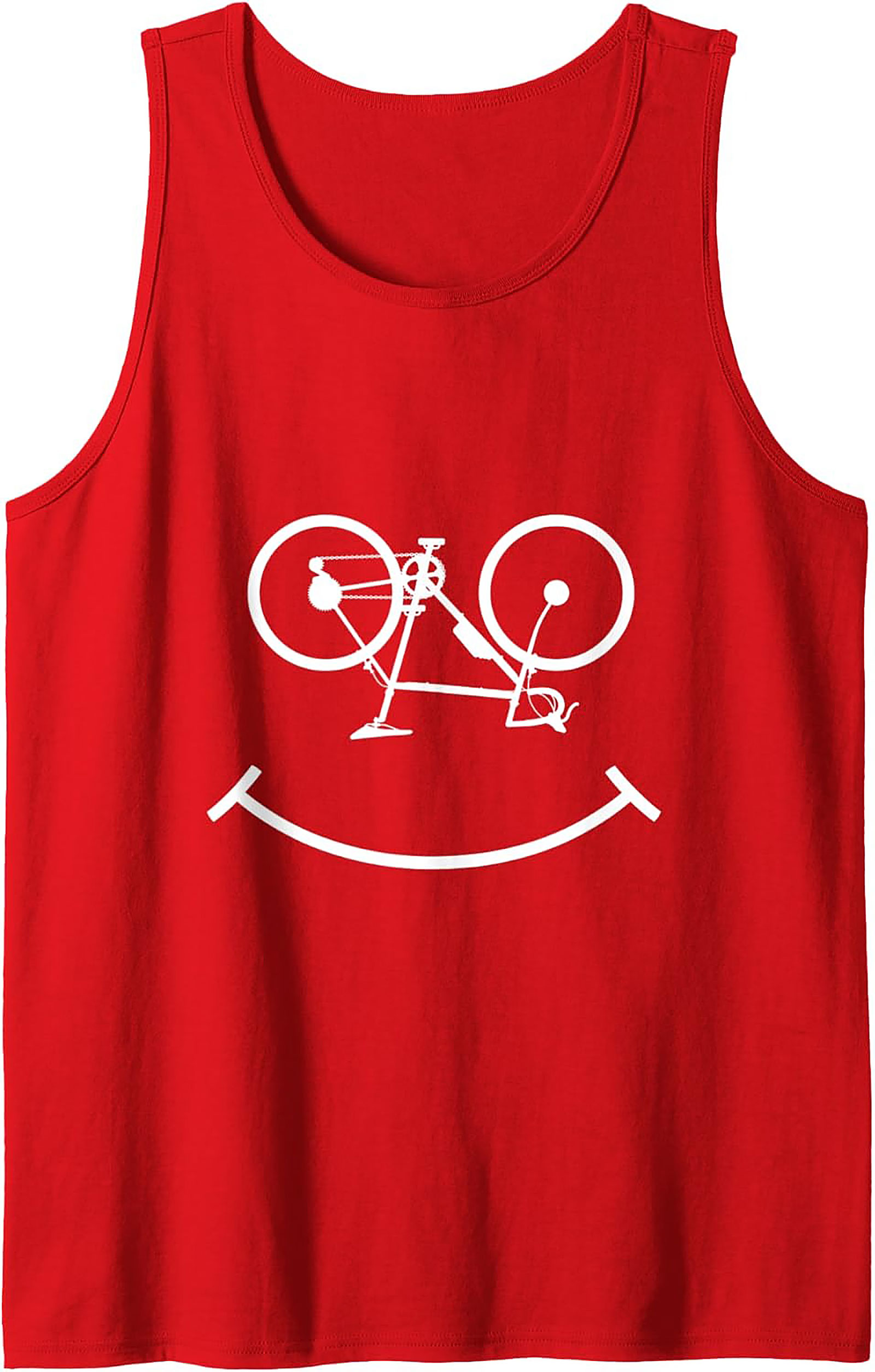 Happy Cycle Bicycle Tank Top | Unisex Cycling Graphic Tank