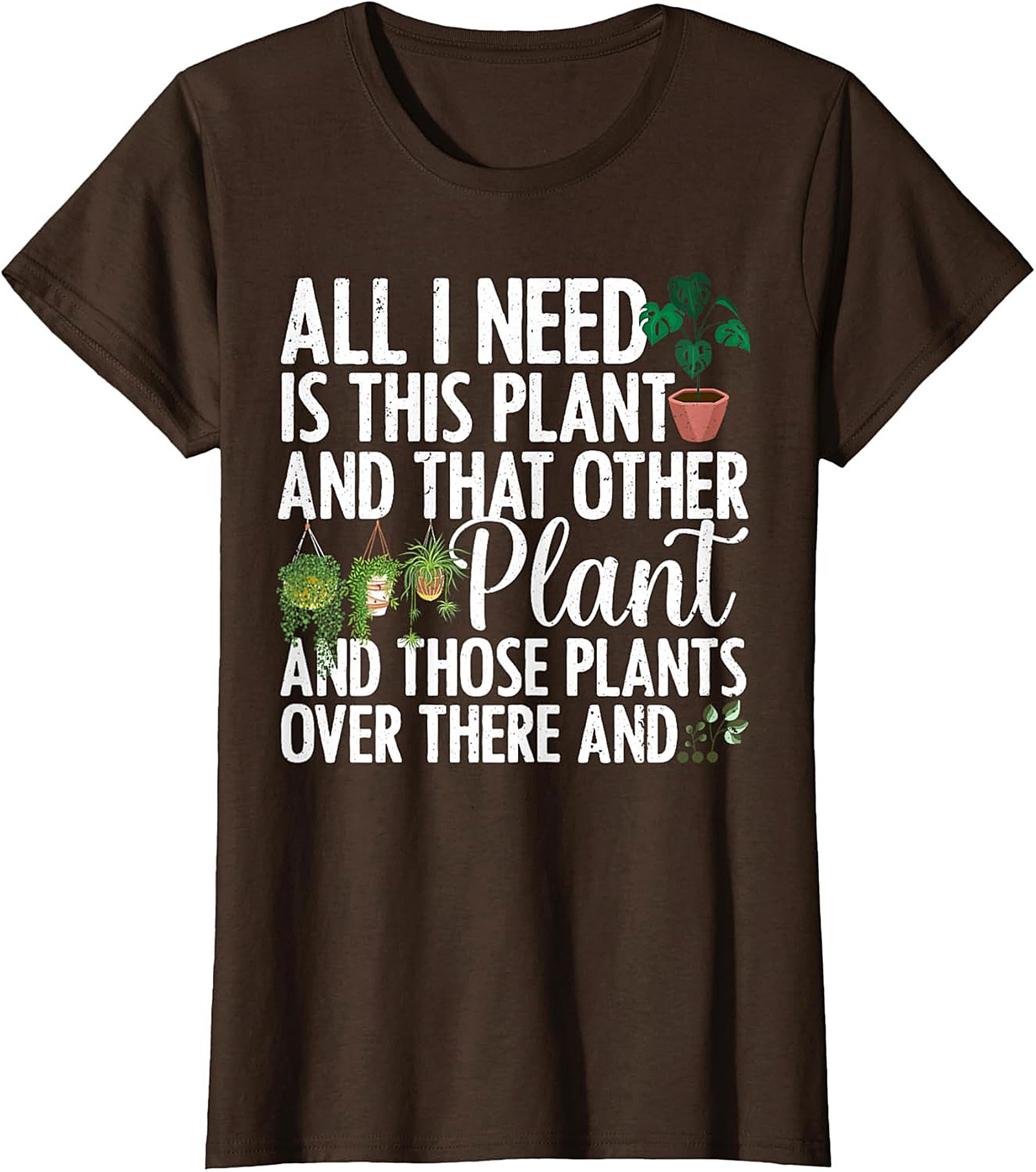 Funny Plant Lover Graphic Tee Soft Cotton Unisex Shirt