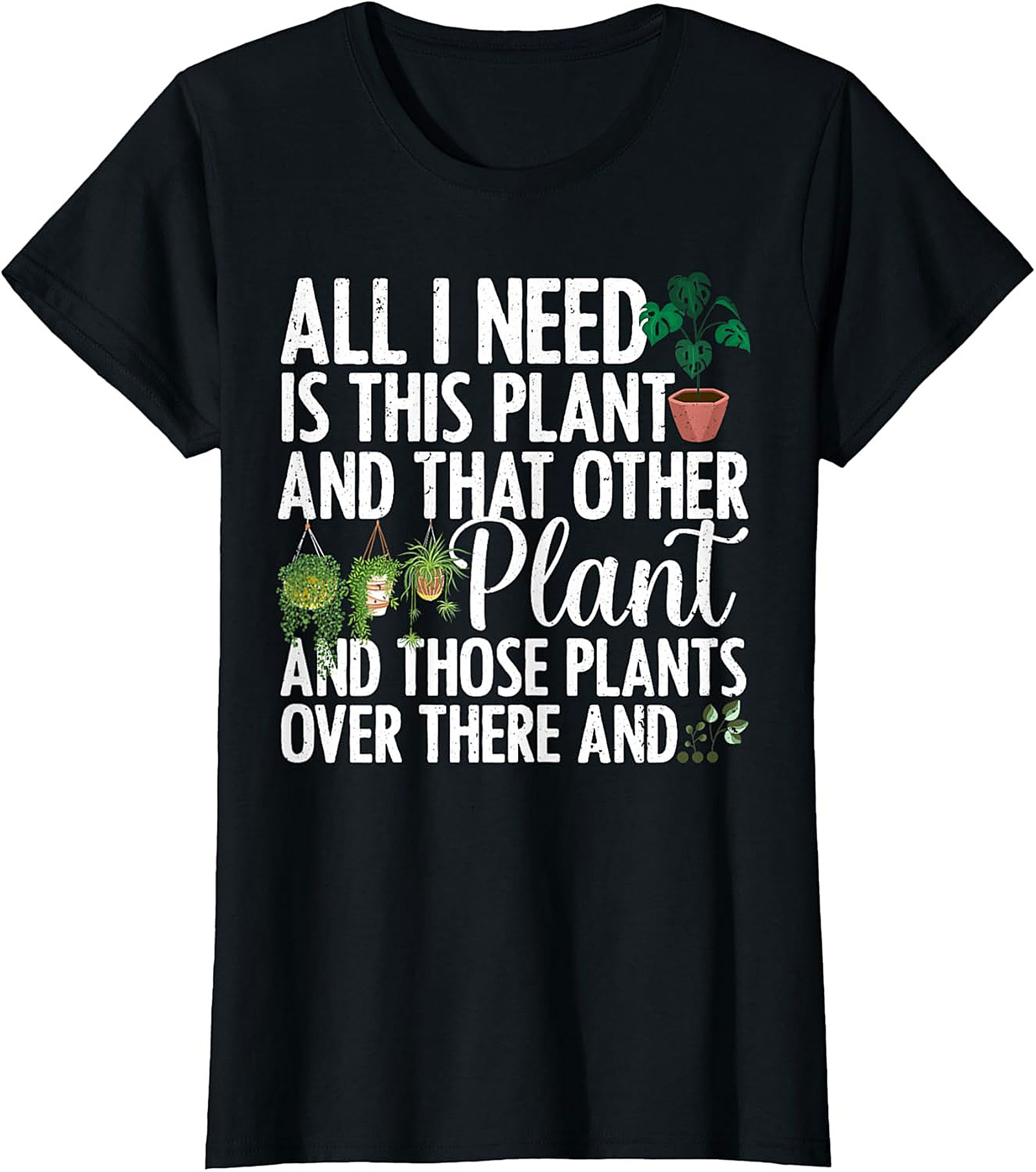 Funny Plant Lover Graphic Tee Soft Cotton Unisex Shirt