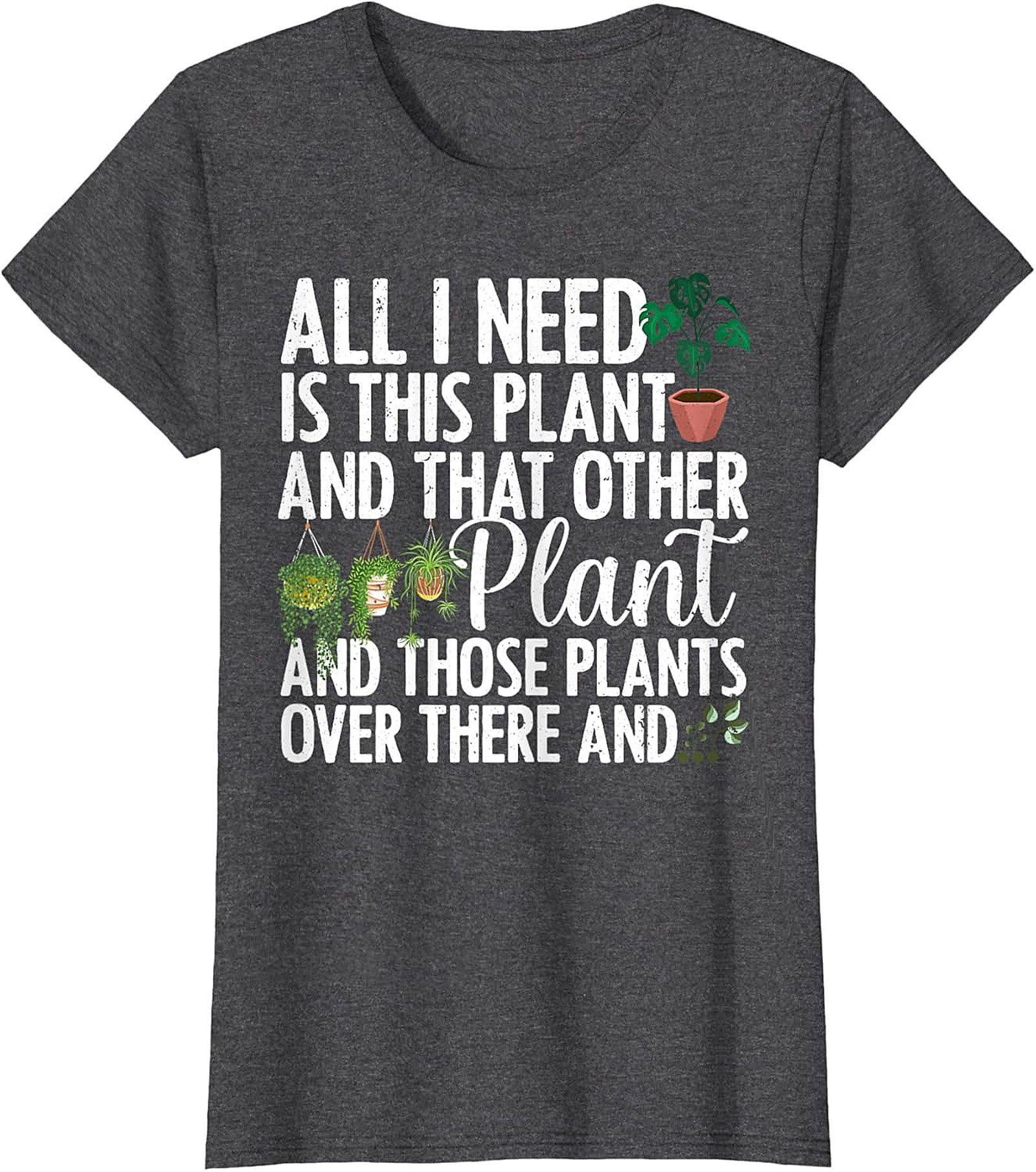 Funny Plant Lover Graphic Tee Soft Cotton Unisex Shirt