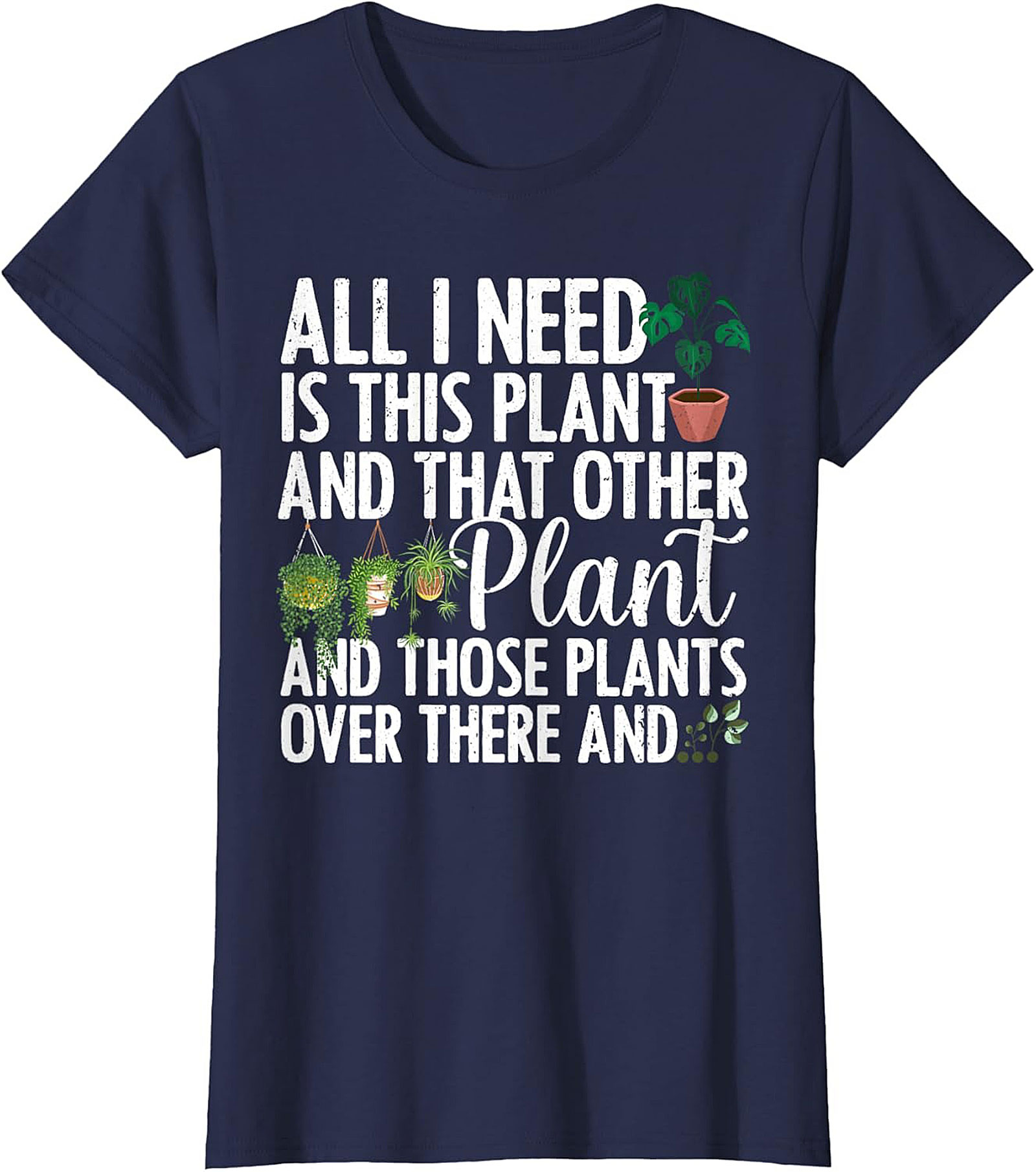 Funny Plant Lover Graphic Tee Soft Cotton Unisex Shirt