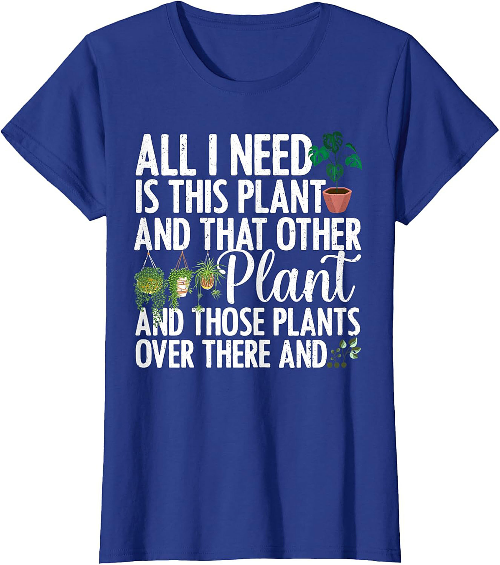 Funny Plant Lover Graphic Tee Soft Cotton Unisex Shirt