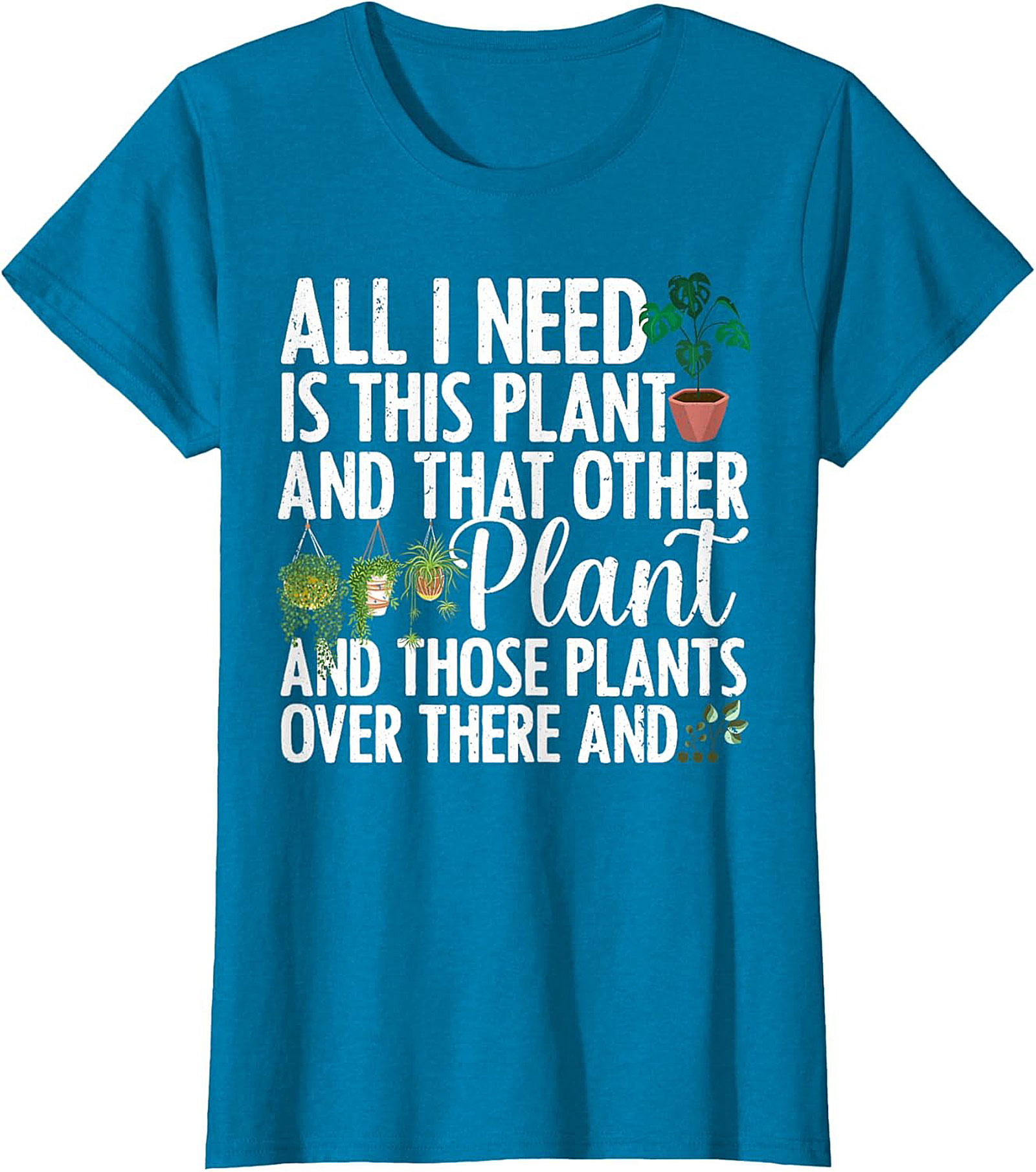 Funny Plant Lover Graphic Tee Soft Cotton Unisex Shirt