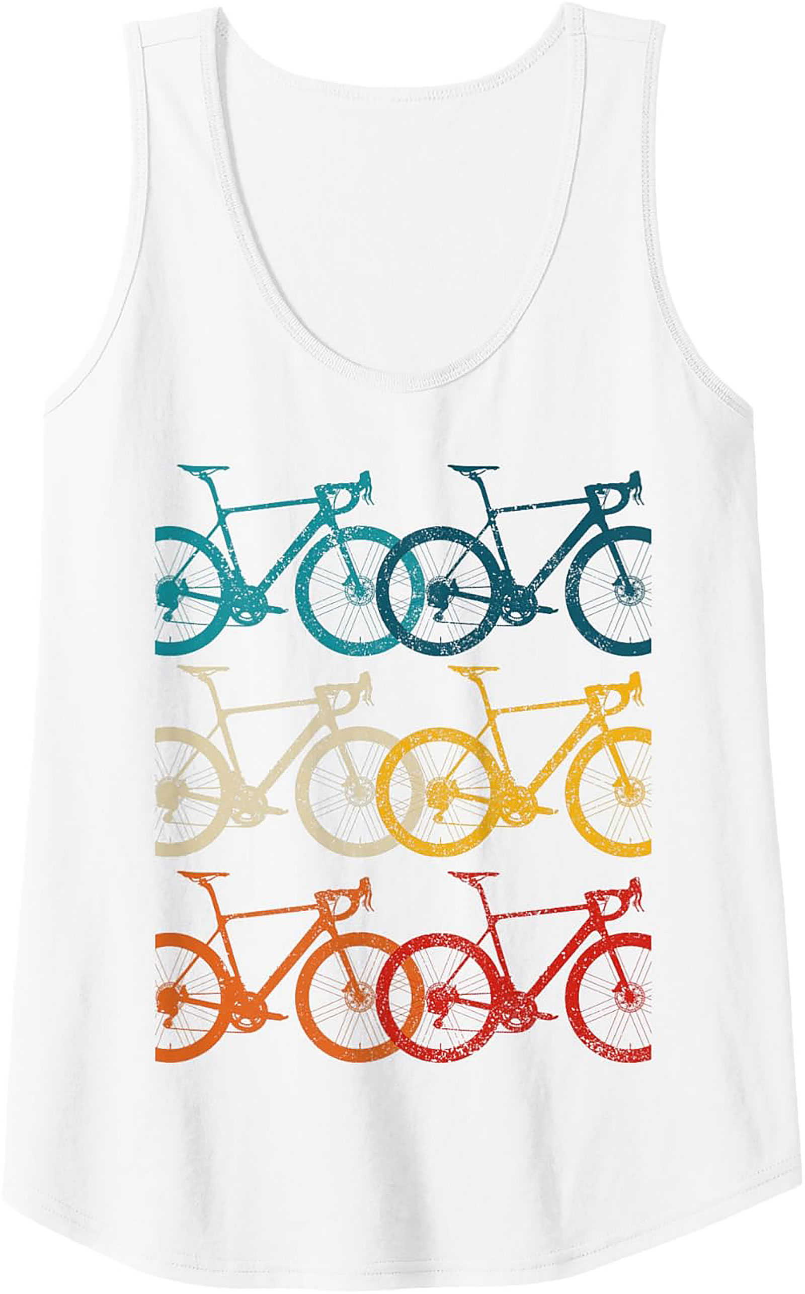 Vintage Cycling Tank Top | Retro Road Bike Graphic Tank