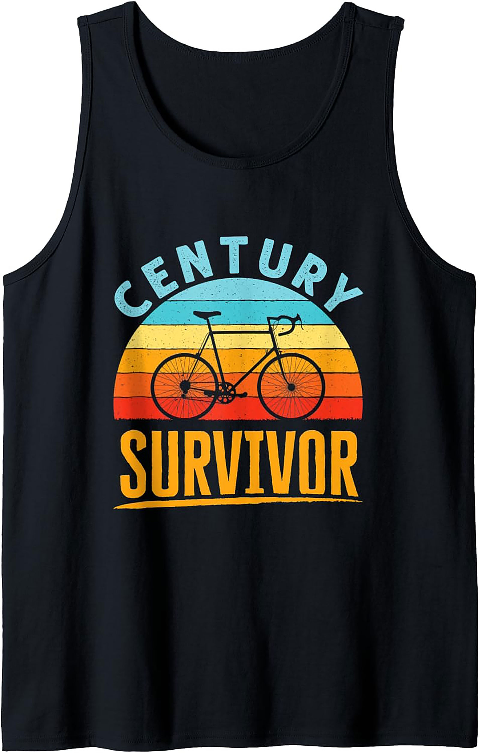 Century Survivor Cycling Tank Top | 100-Mile Biker Gift