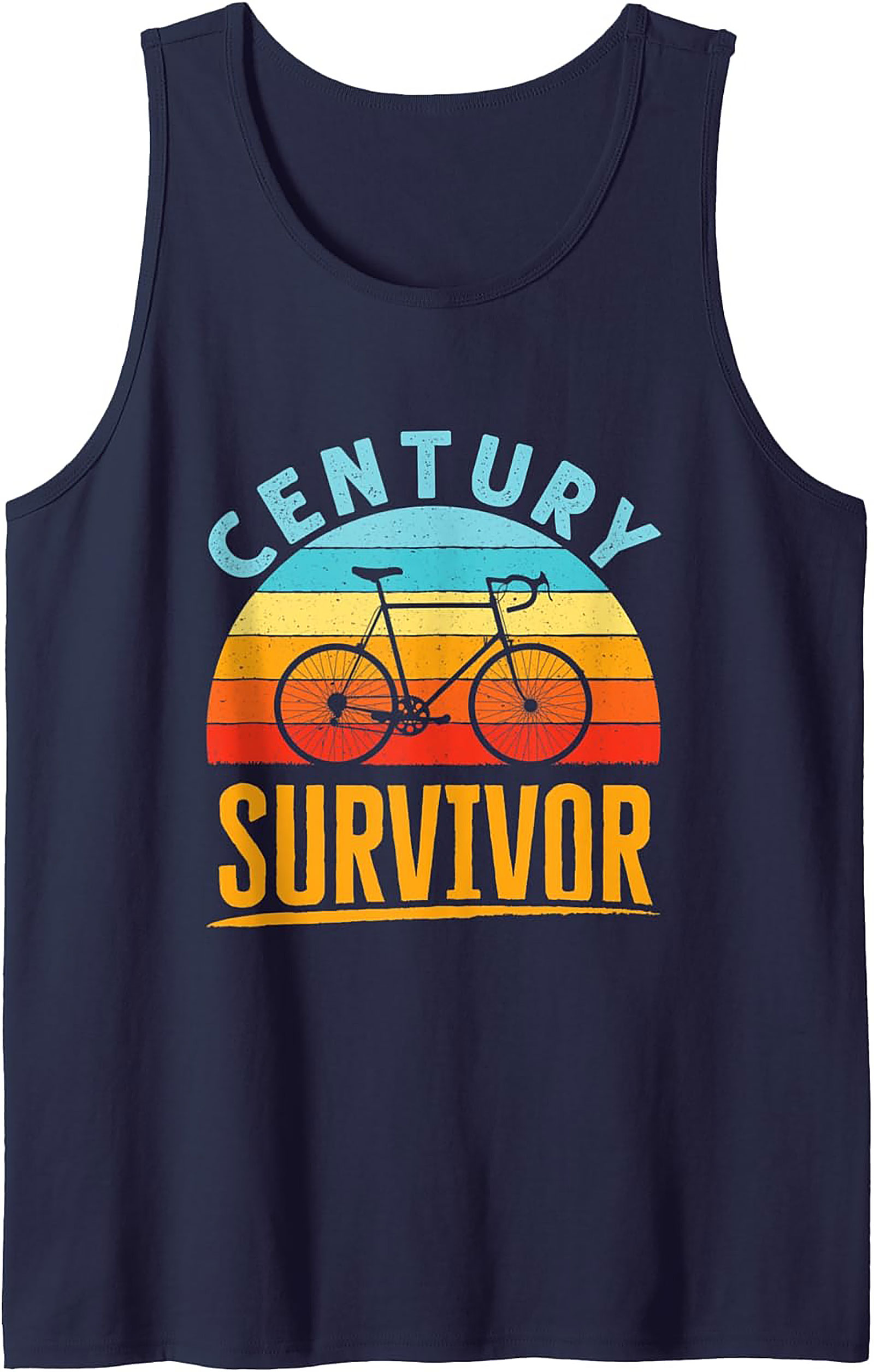 Century Survivor Cycling Tank Top | 100-Mile Biker Gift