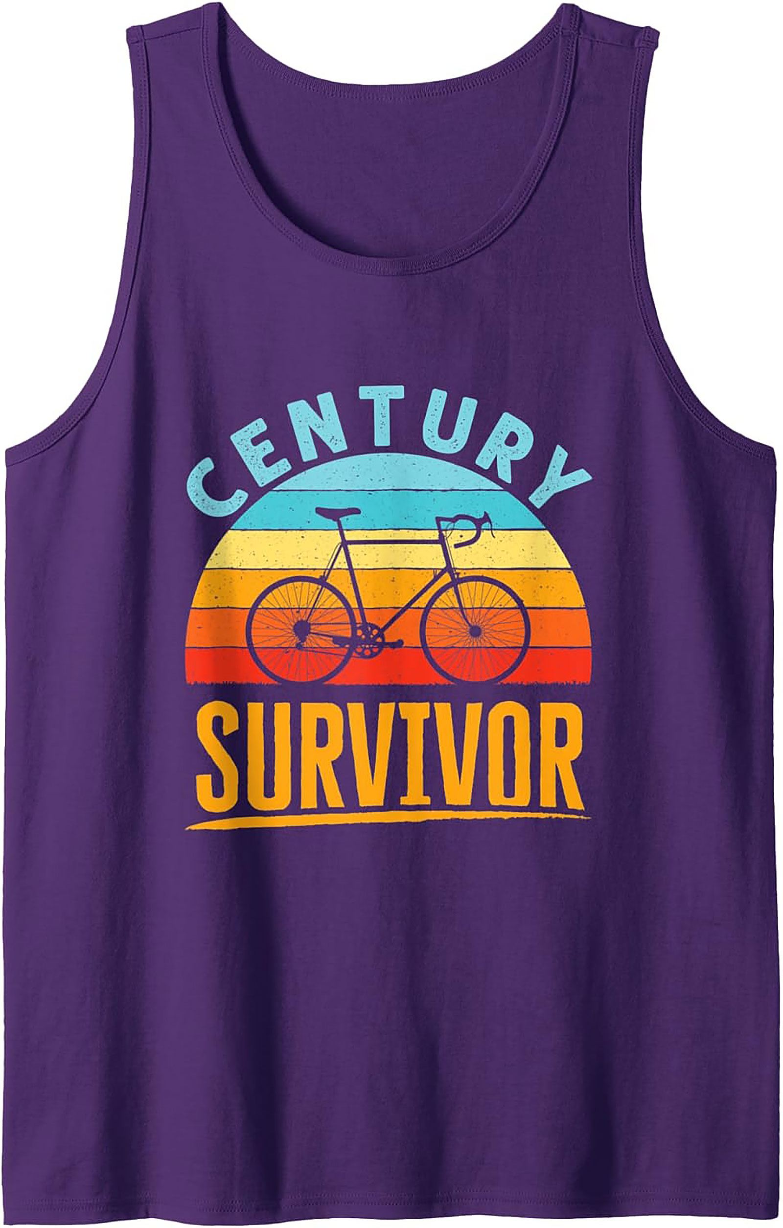 Century Survivor Cycling Tank Top | 100-Mile Biker Gift