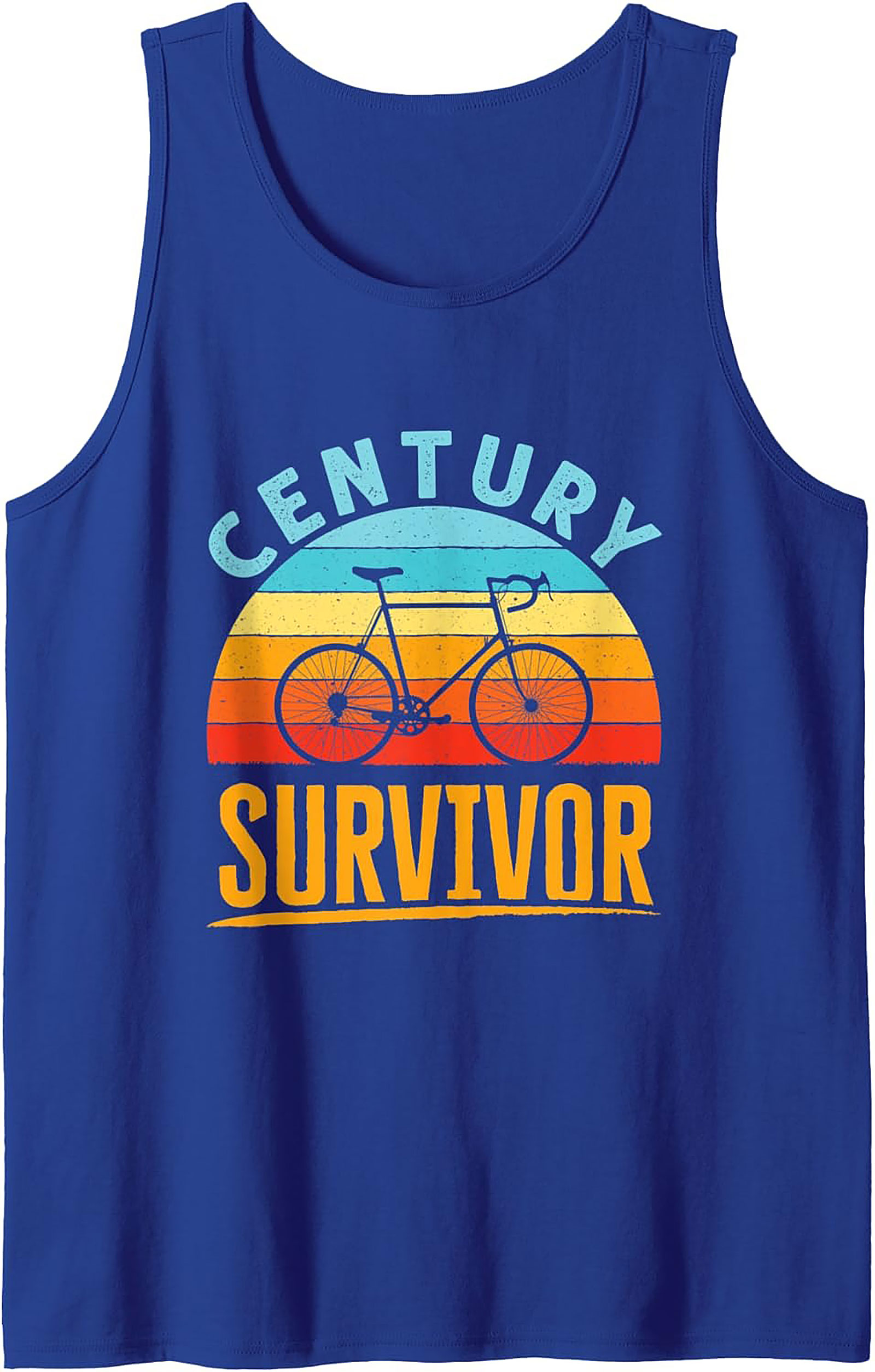 Century Survivor Cycling Tank Top | 100-Mile Biker Gift