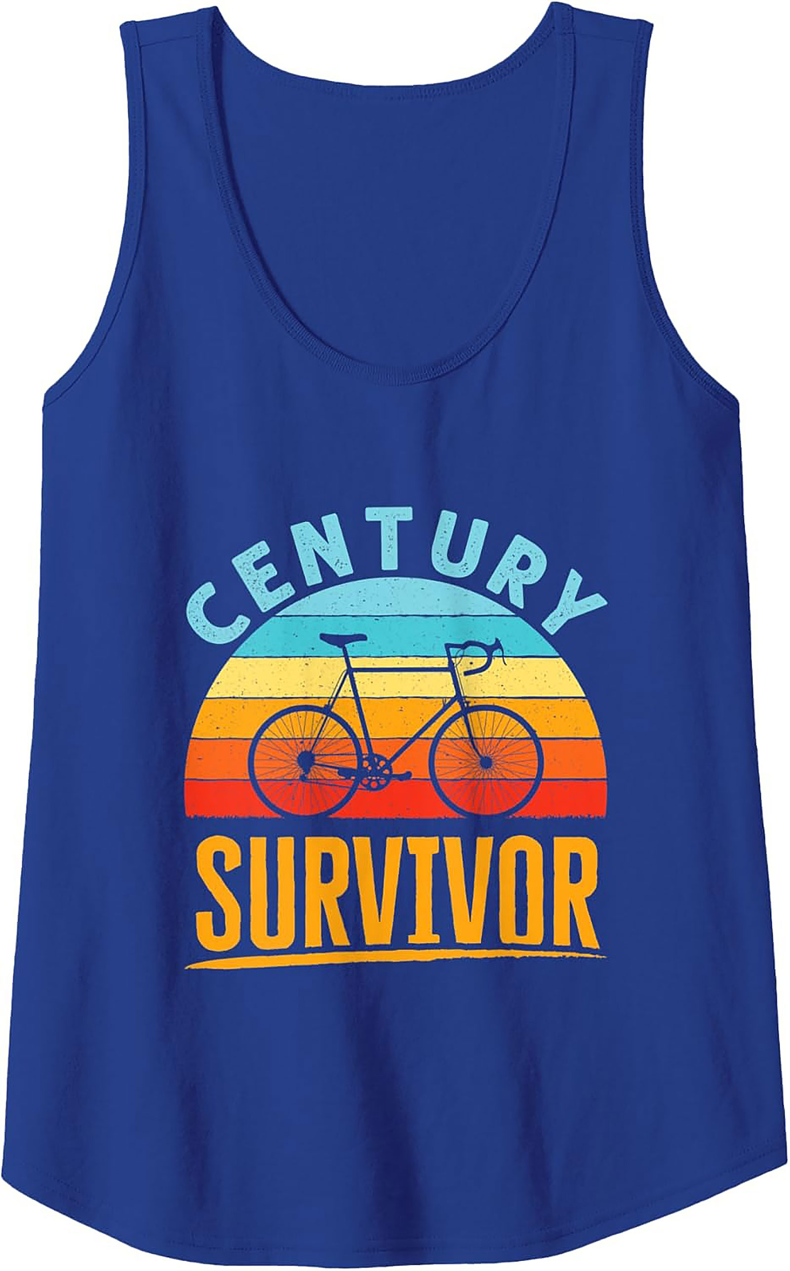 Century Survivor Cycling Tank Top | 100-Mile Biker Gift