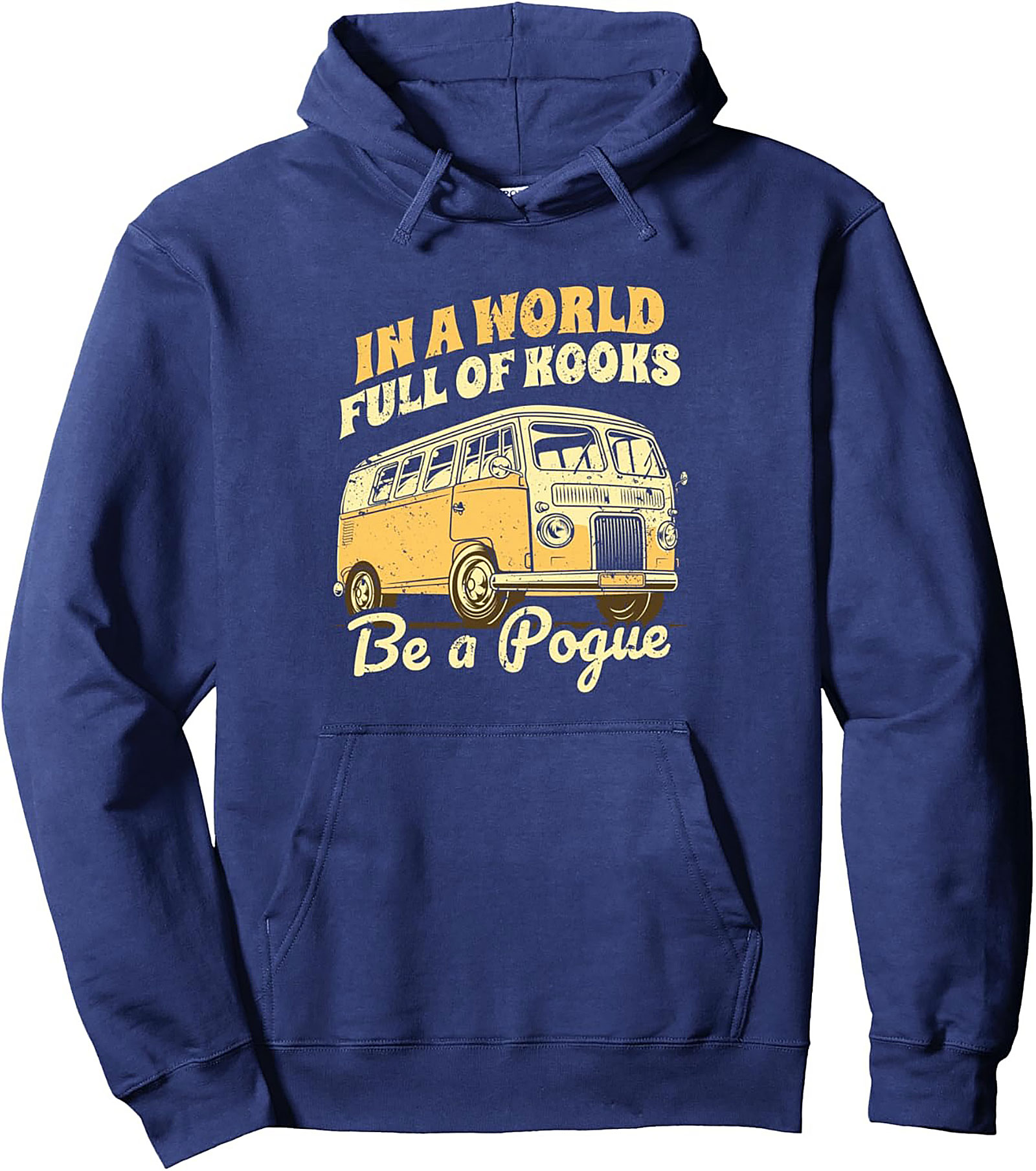  Pogue Life Graphic Hoodie Outer Banks VW Bus Pullover