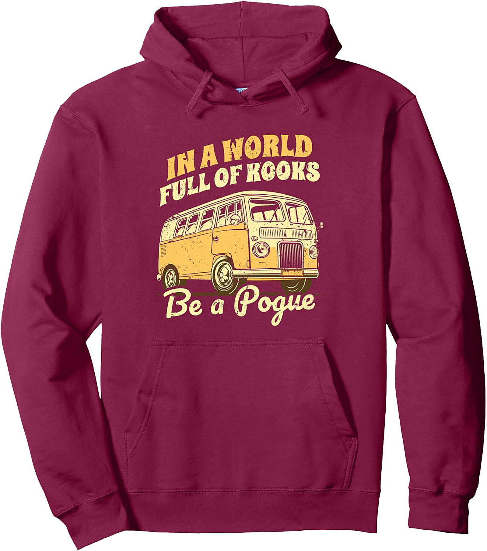  Pogue Life Graphic Hoodie Outer Banks VW Bus Pullover