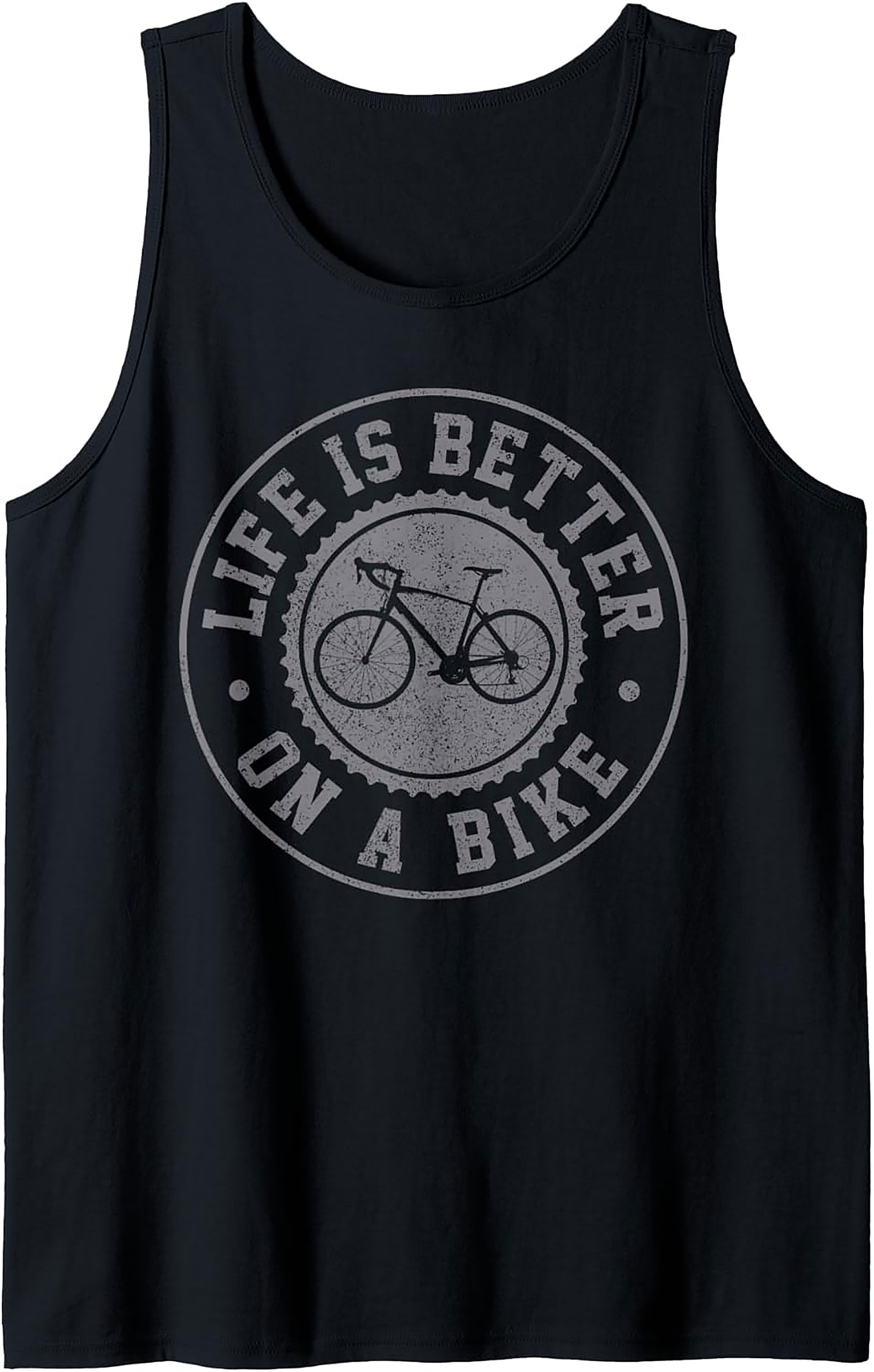 Life Is Better On A Bike Cycling Tank Top | Graphic Sleeveless