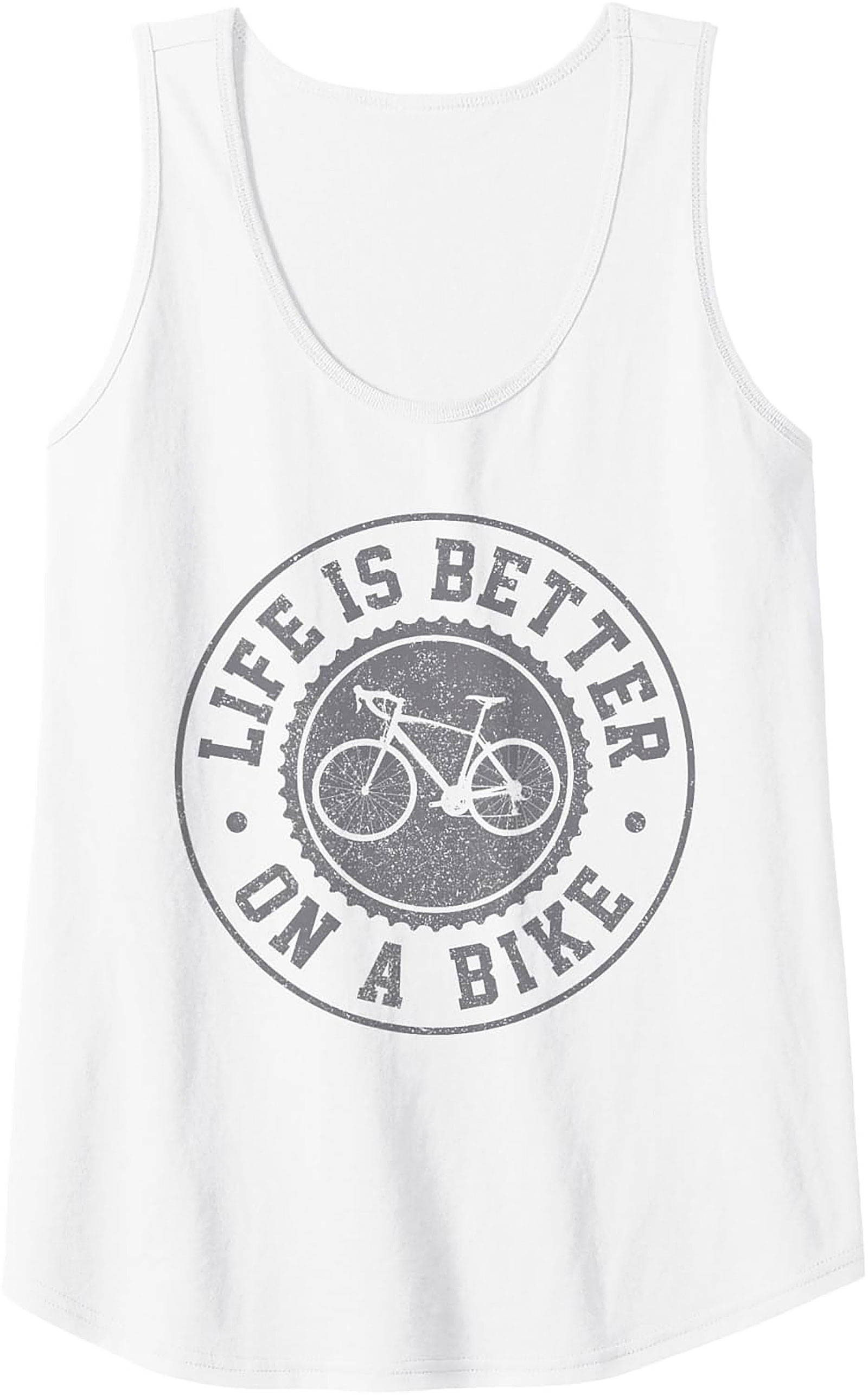 Life Is Better On A Bike Cycling Tank Top | Graphic Sleeveless