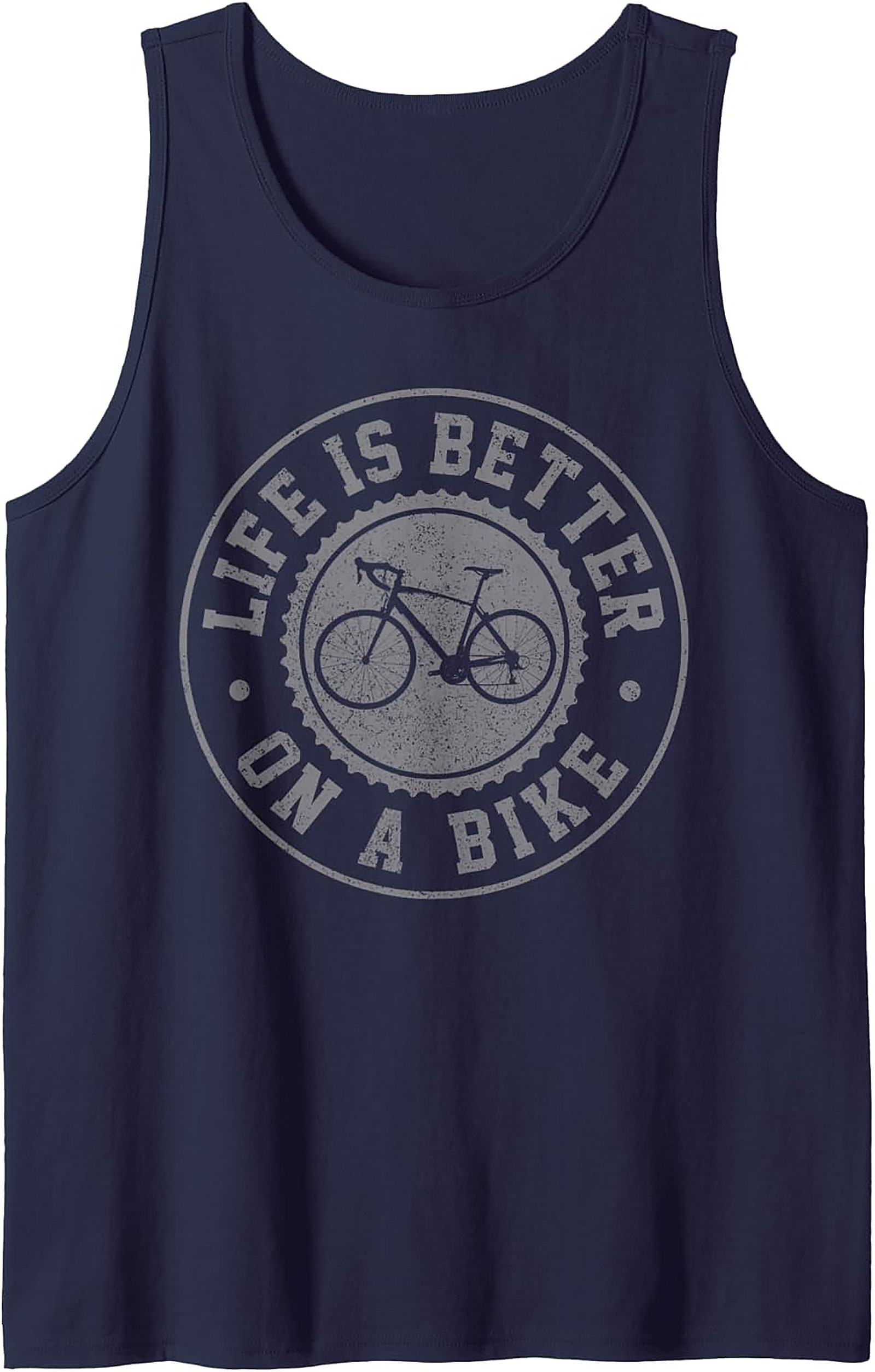 Life Is Better On A Bike Cycling Tank Top | Graphic Sleeveless