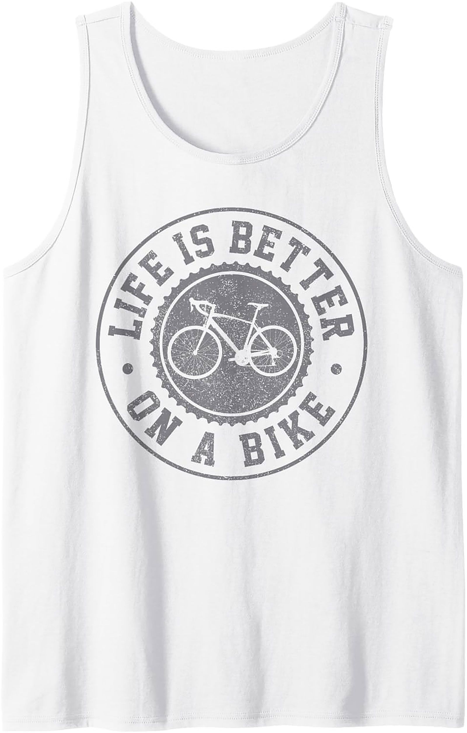Life Is Better On A Bike Cycling Tank Top | Graphic Sleeveless