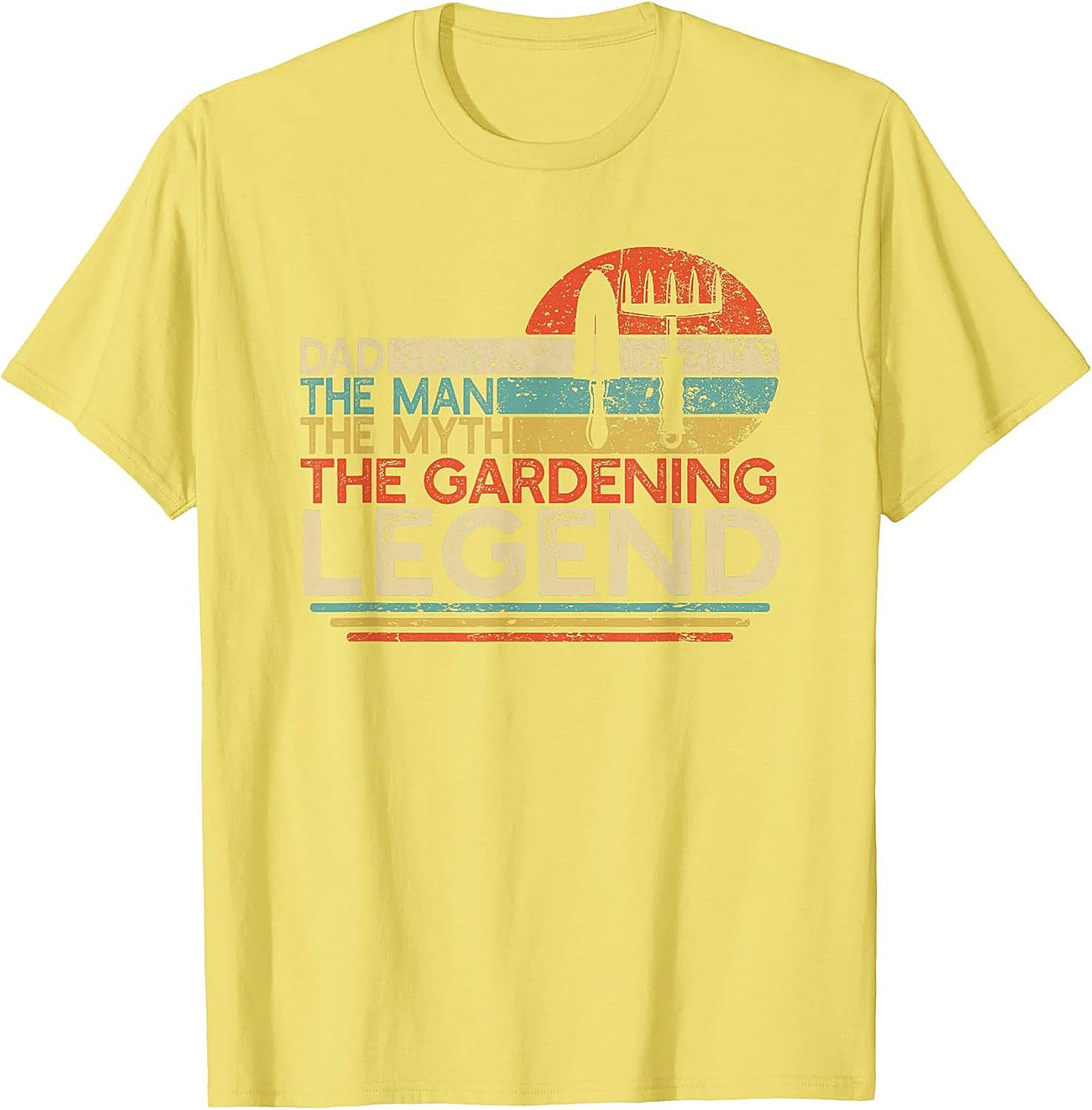 Dad The Gardening Legend T-Shirt Funny Vintage Tee