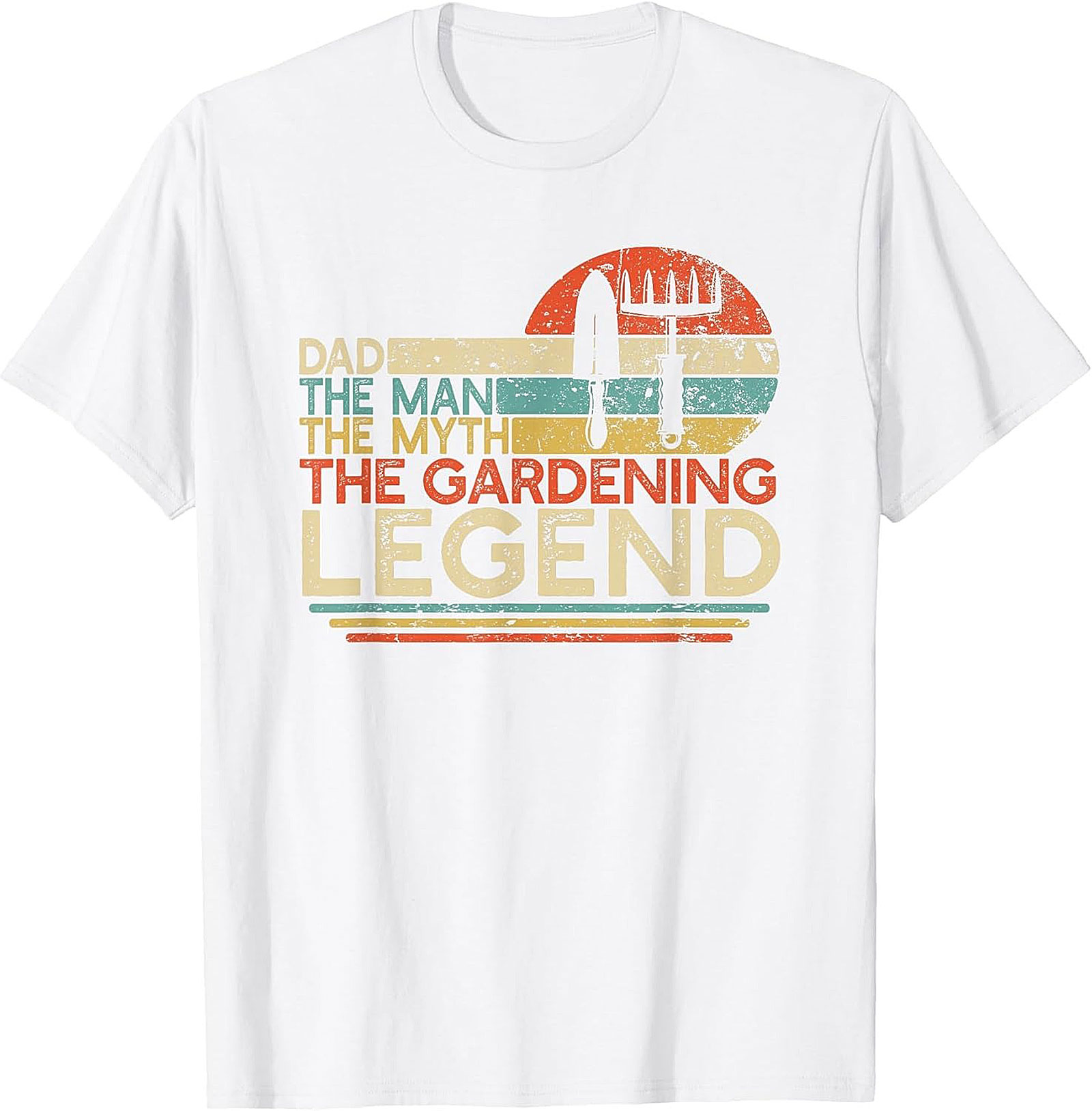 Dad The Gardening Legend T-Shirt Funny Vintage Tee