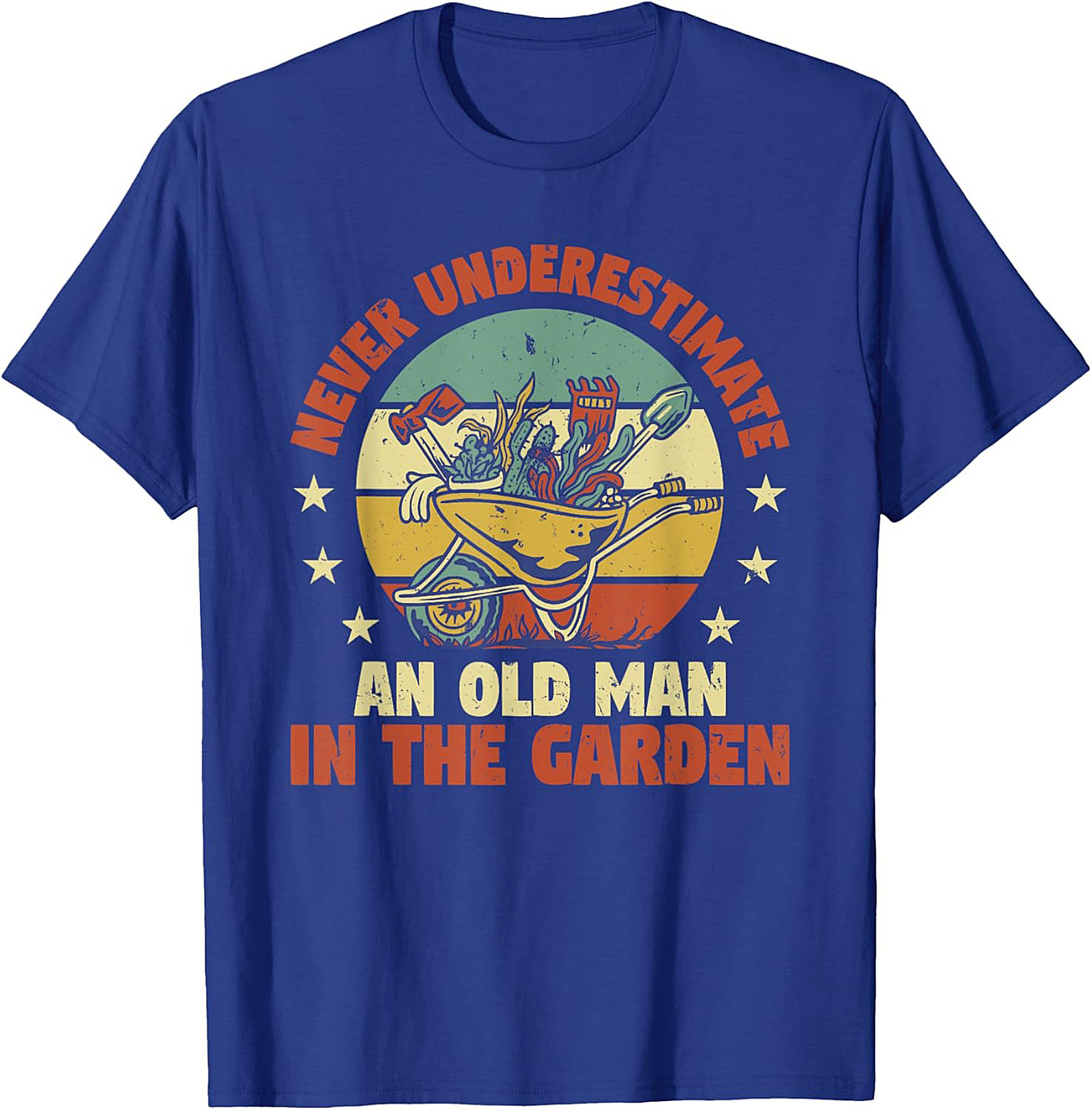 Old Man Gardening T-shirt Funny Vintage Gardener Tee