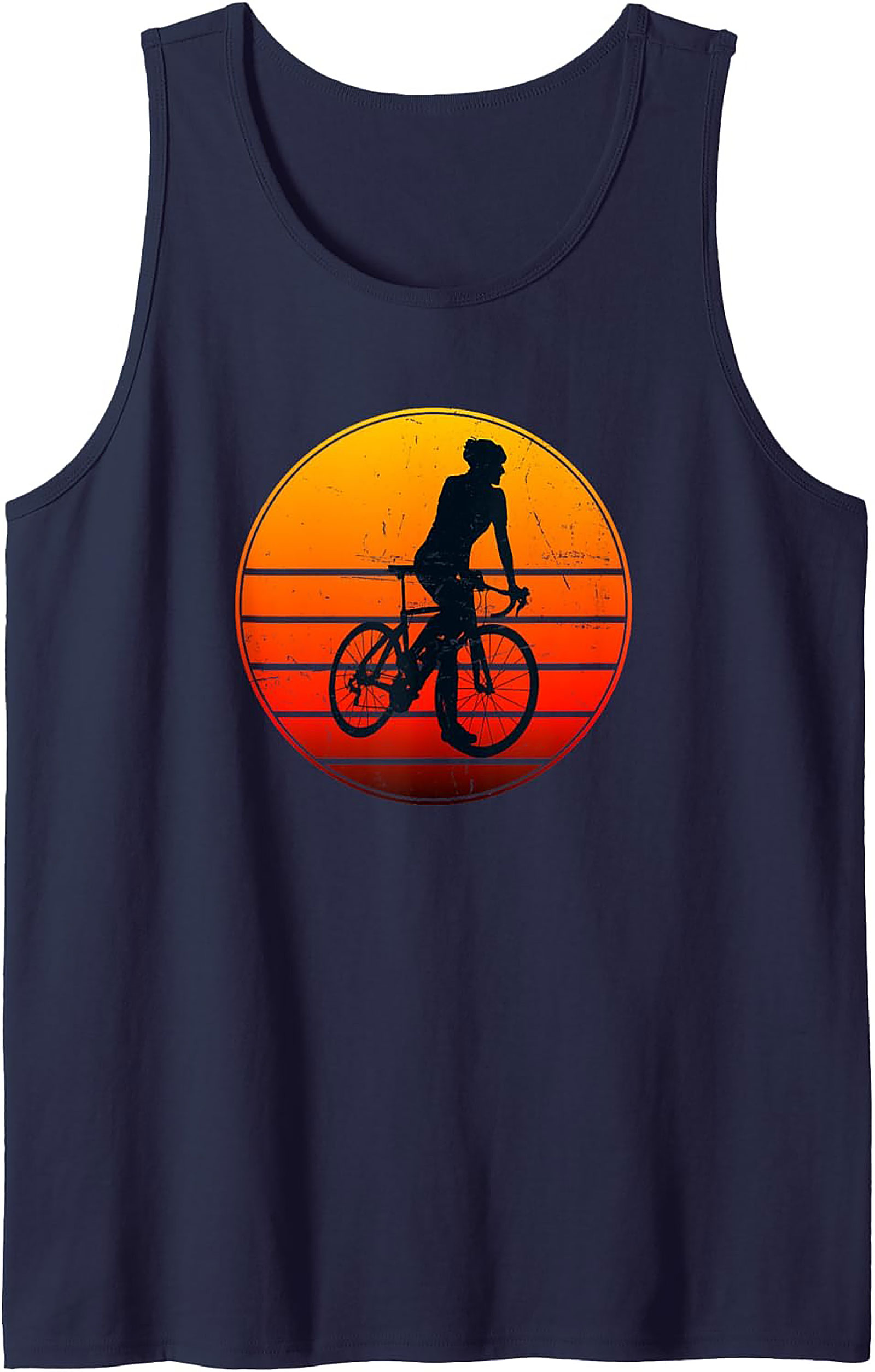 Retro Cycling Tank Top | Vintage Biker Sleeveless Shirt
