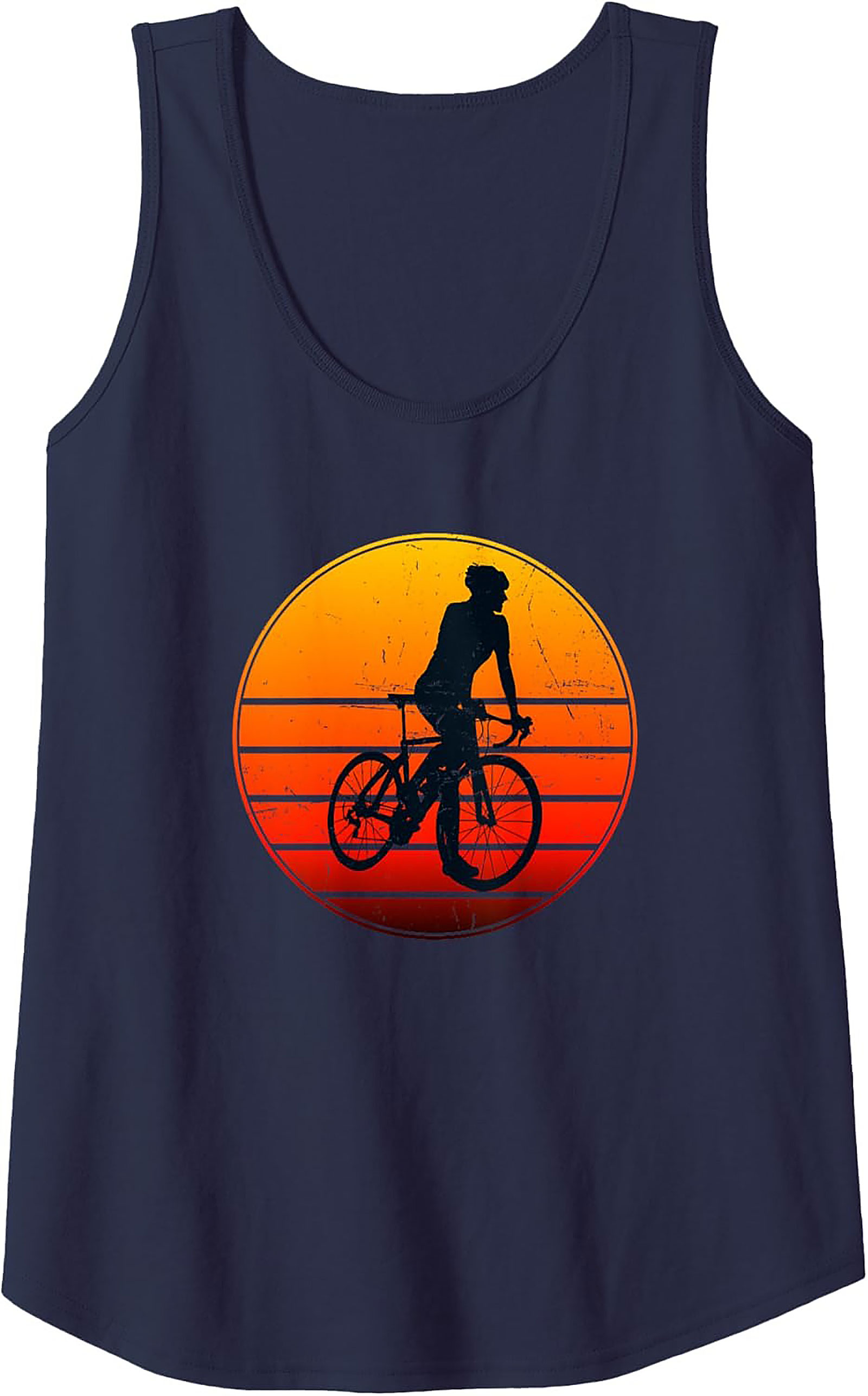 Retro Cycling Tank Top | Vintage Biker Sleeveless Shirt