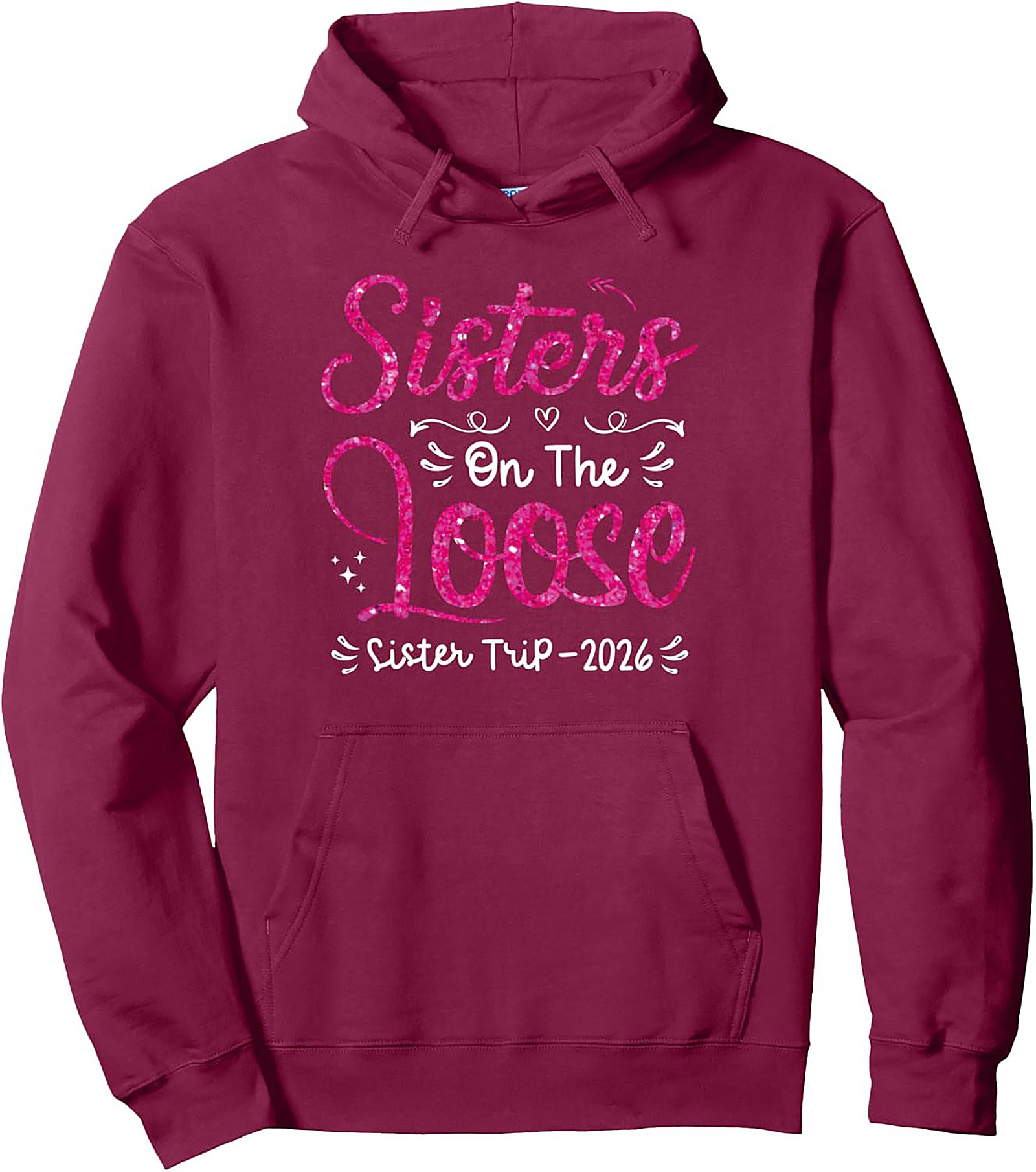 Sister Trip Graphic Hoodie 2026 Sisters On The Loose