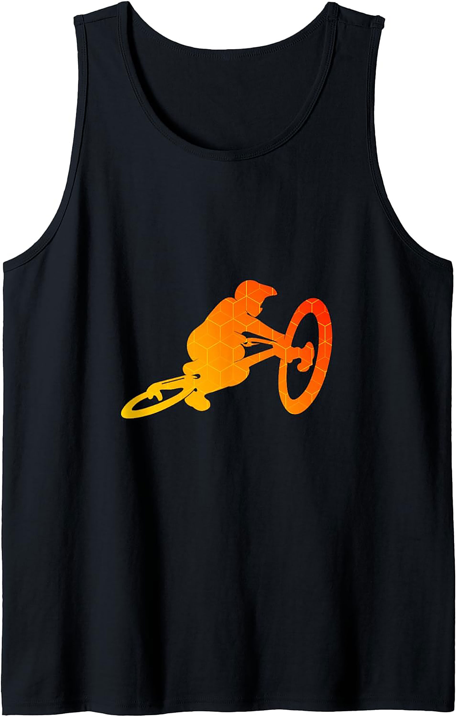 Sunset MTB Graphic Tank Top | Breathable Cycling Sleeveless Shirt