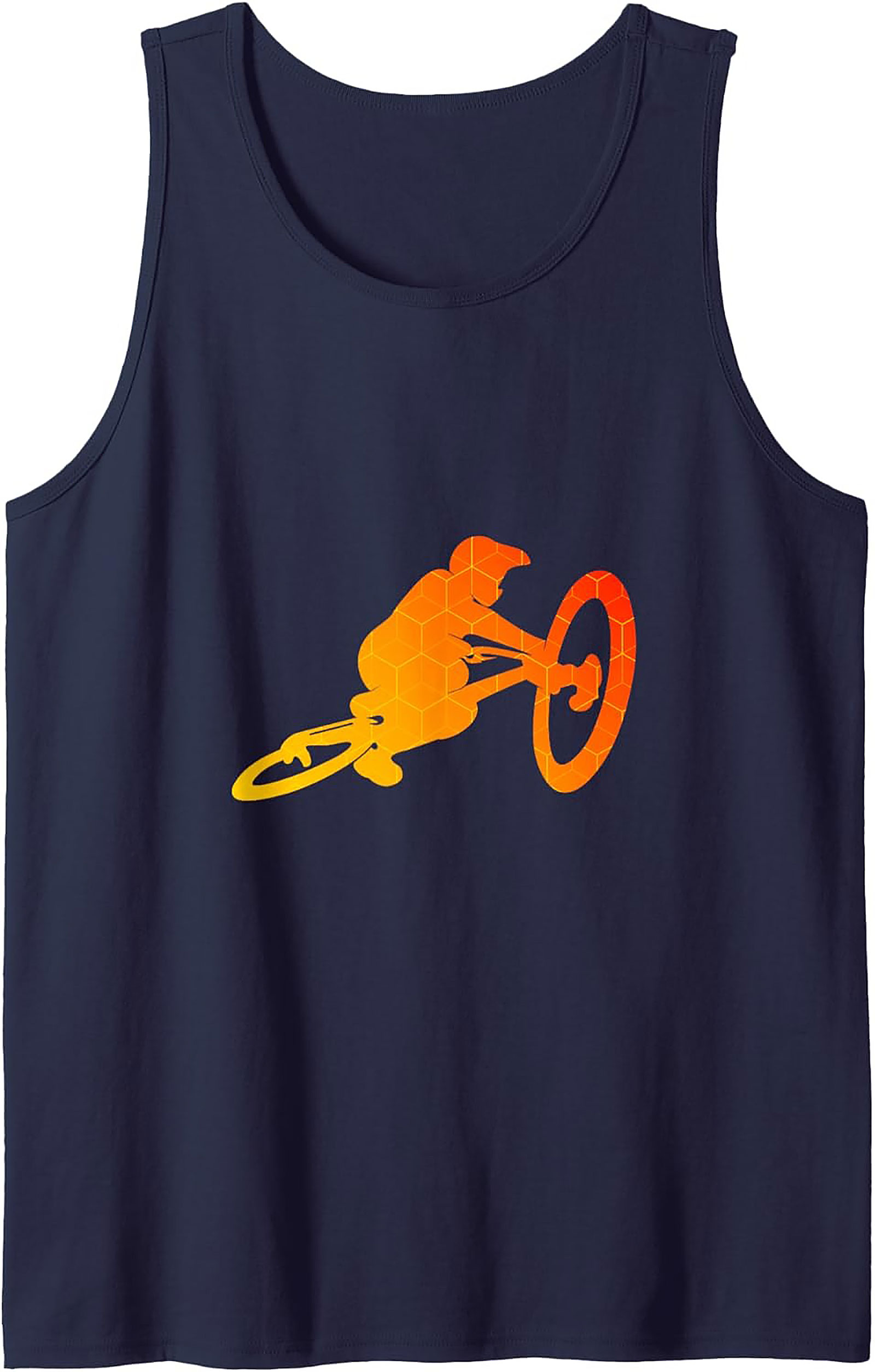 Sunset MTB Graphic Tank Top | Breathable Cycling Sleeveless Shirt