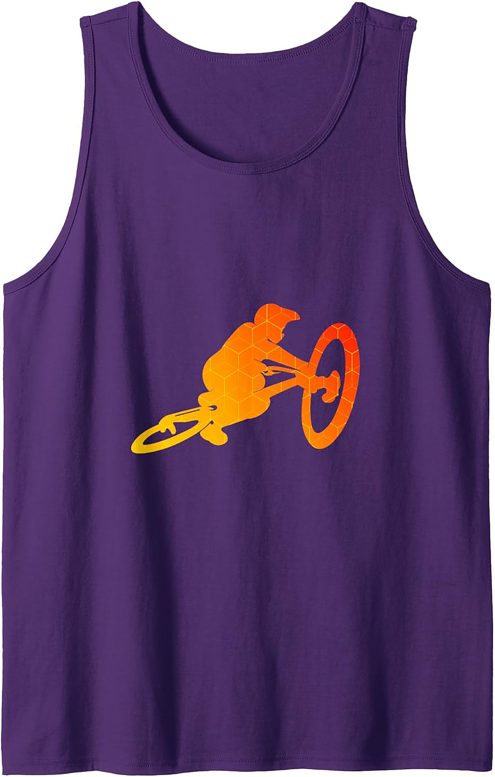 Sunset MTB Graphic Tank Top | Breathable Cycling Sleeveless Shirt