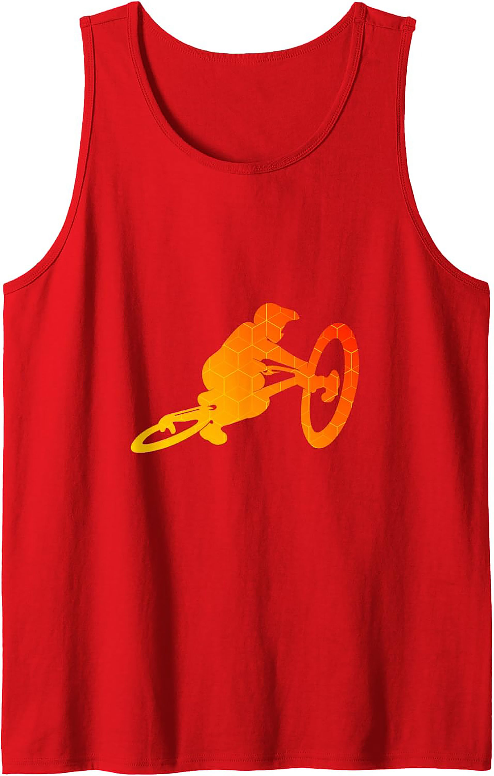 Sunset MTB Graphic Tank Top | Breathable Cycling Sleeveless Shirt