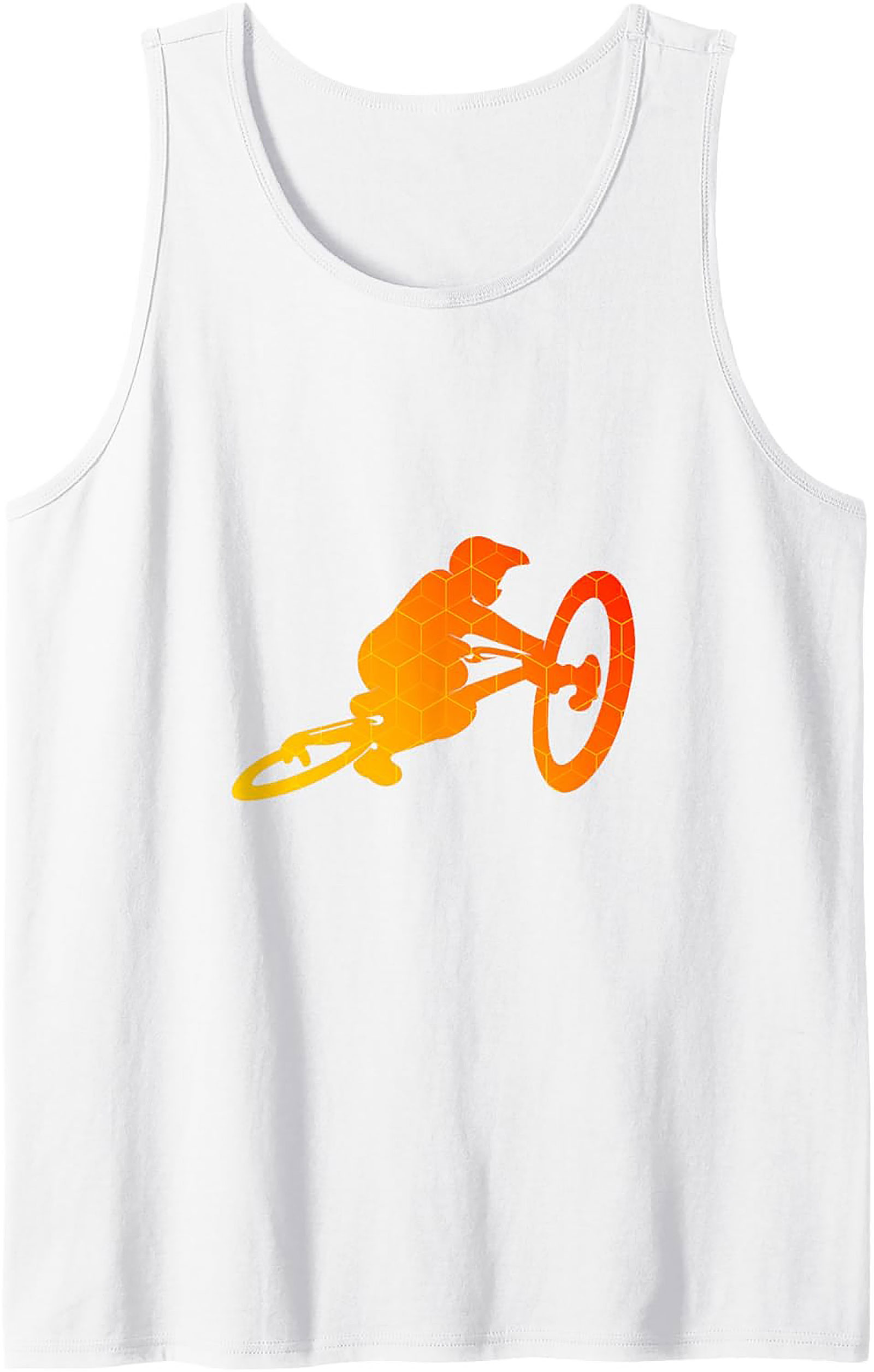 Sunset MTB Graphic Tank Top | Breathable Cycling Sleeveless Shirt