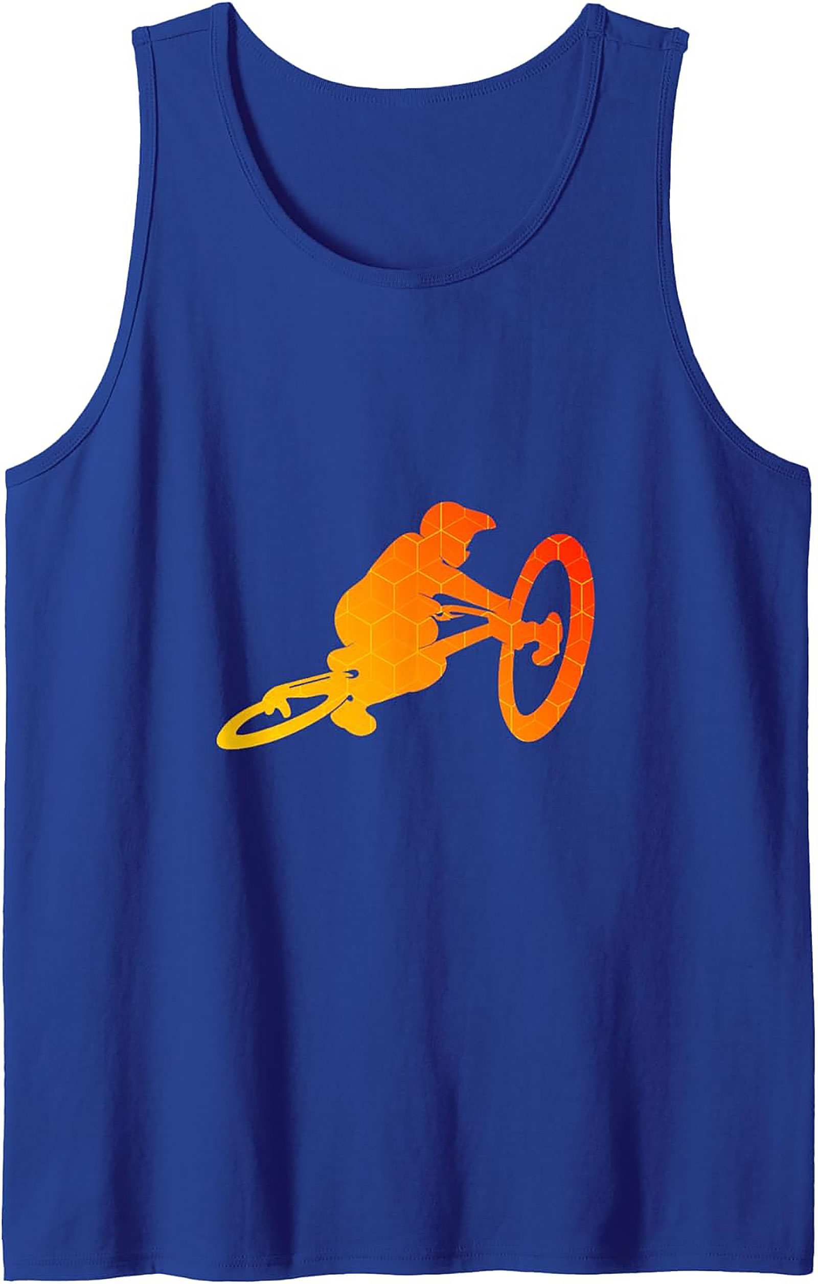 Sunset MTB Graphic Tank Top | Breathable Cycling Sleeveless Shirt