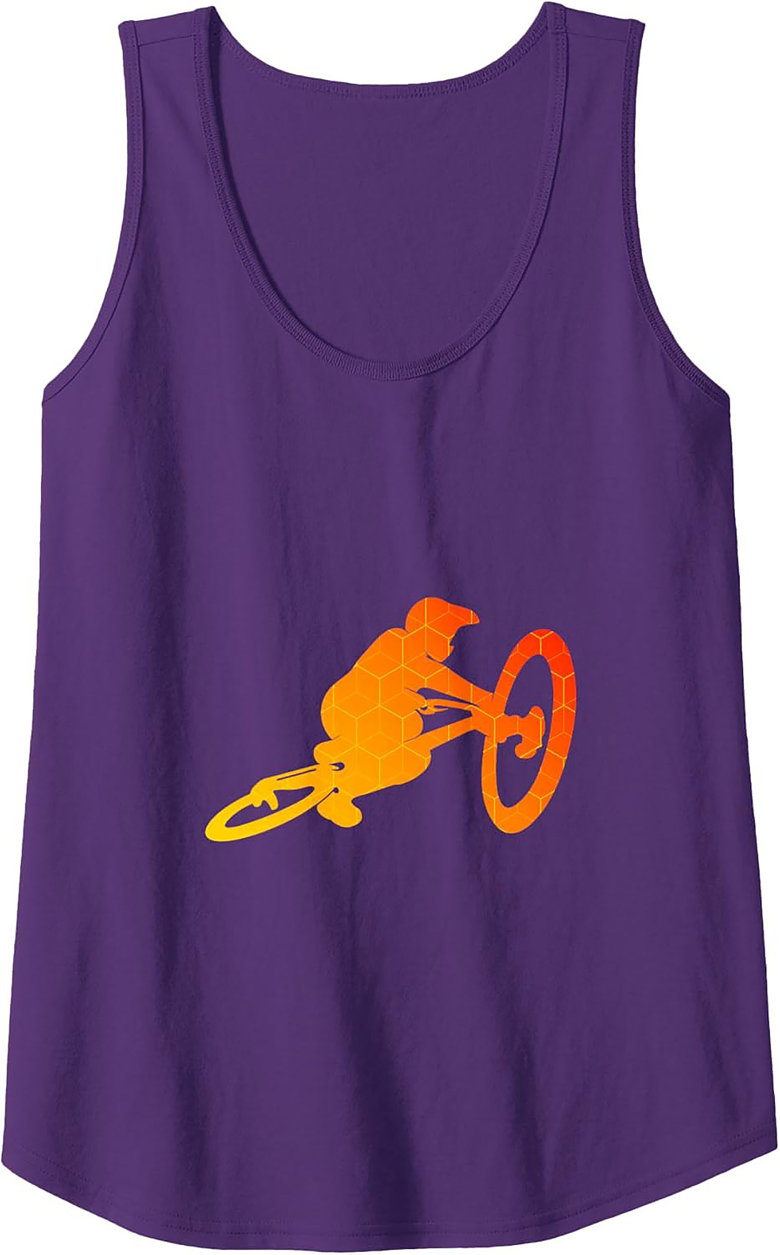 Sunset MTB Graphic Tank Top | Breathable Cycling Sleeveless Shirt