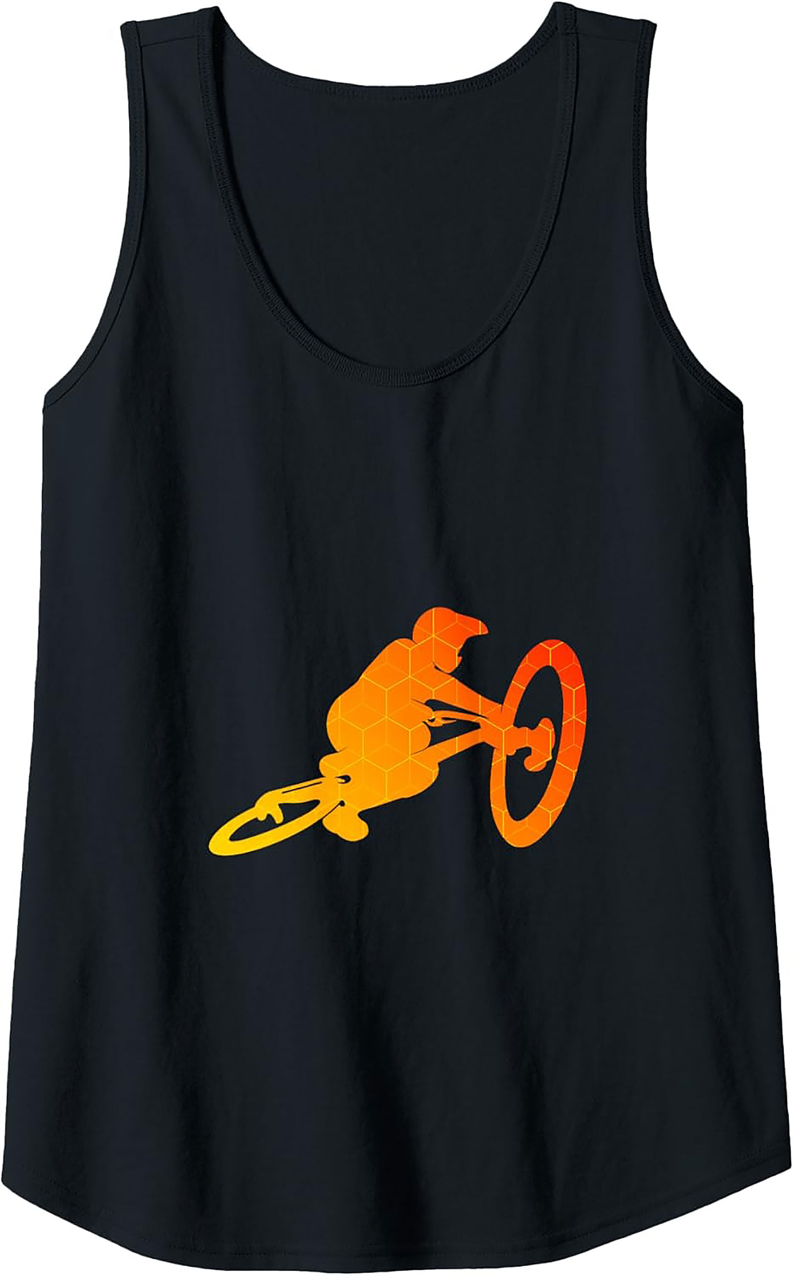 Sunset MTB Graphic Tank Top | Breathable Cycling Sleeveless Shirt