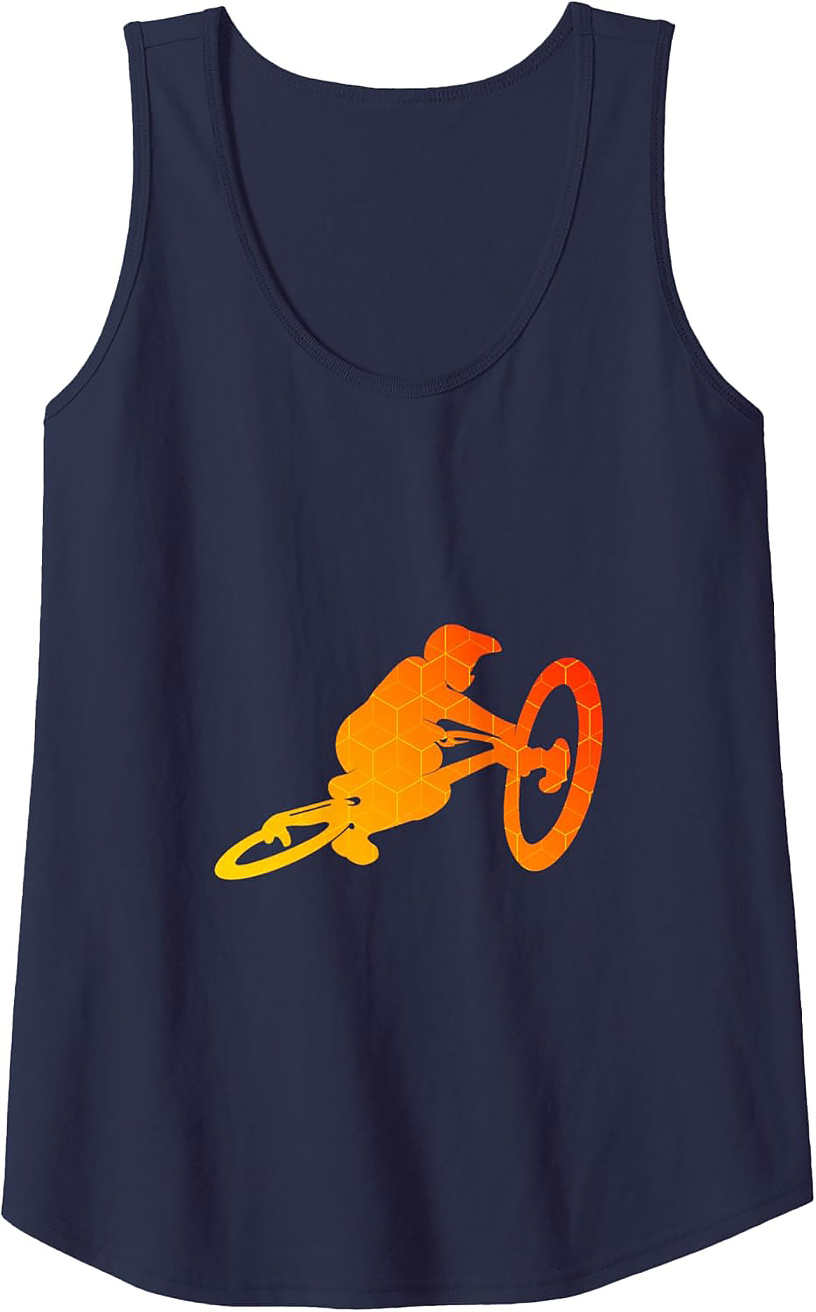 Sunset MTB Graphic Tank Top | Breathable Cycling Sleeveless Shirt