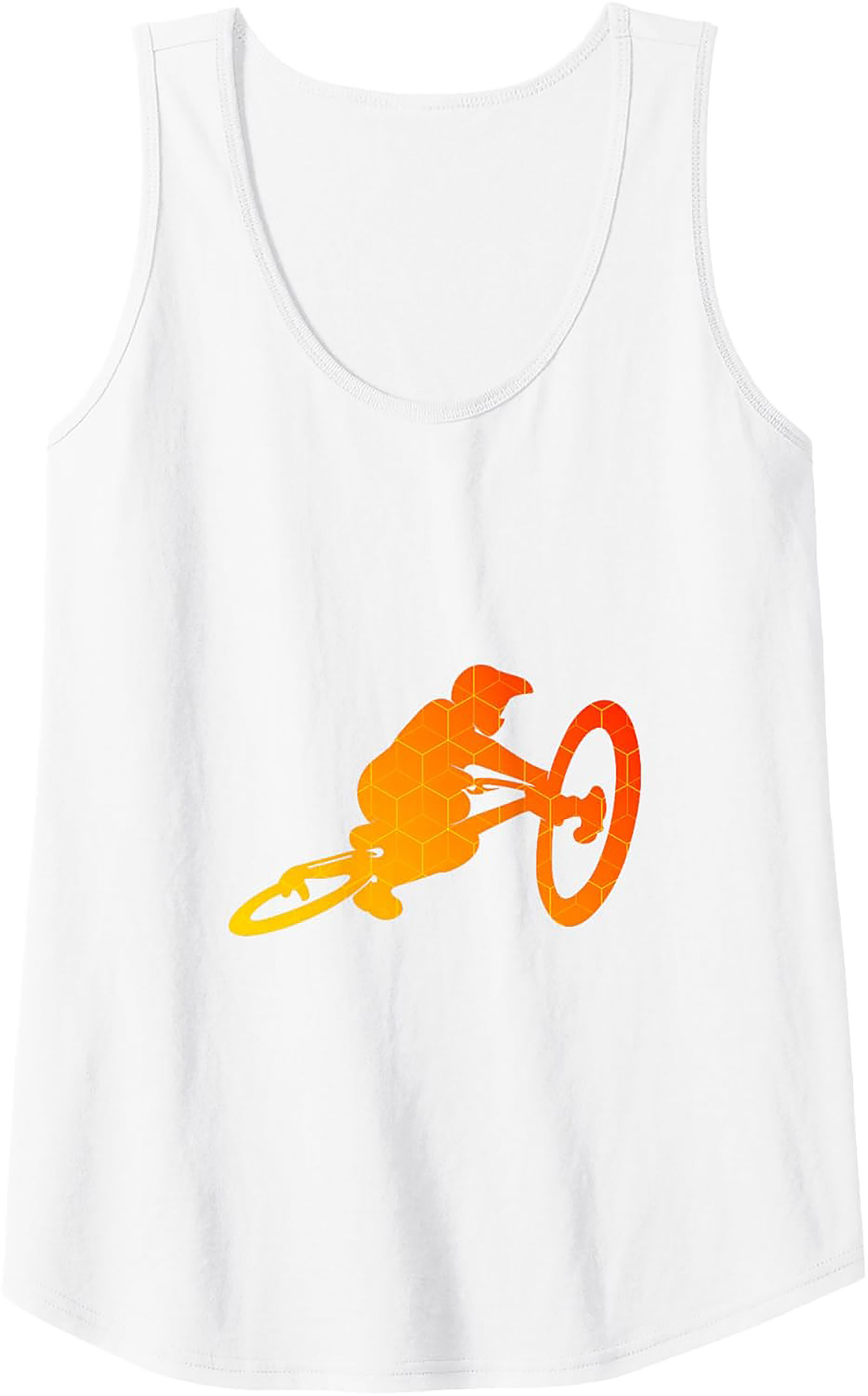 Sunset MTB Graphic Tank Top | Breathable Cycling Sleeveless Shirt