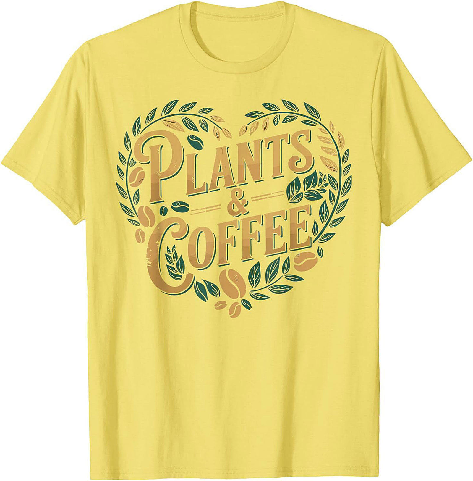 Plants and Coffee Graphic Tee | Soft Unisex Shirt Gift