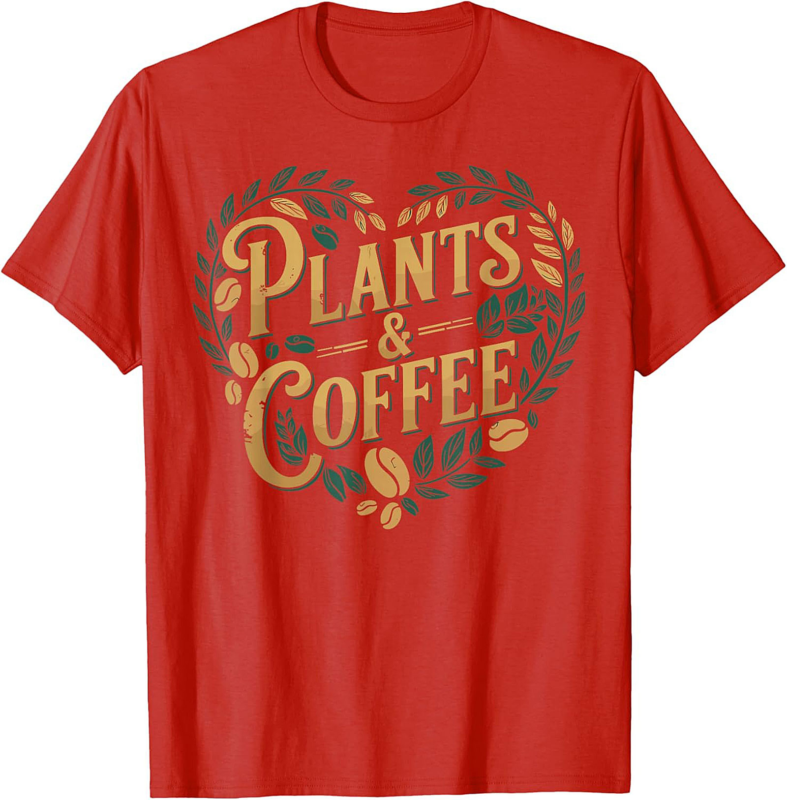 Plants and Coffee Graphic Tee | Soft Unisex Shirt Gift