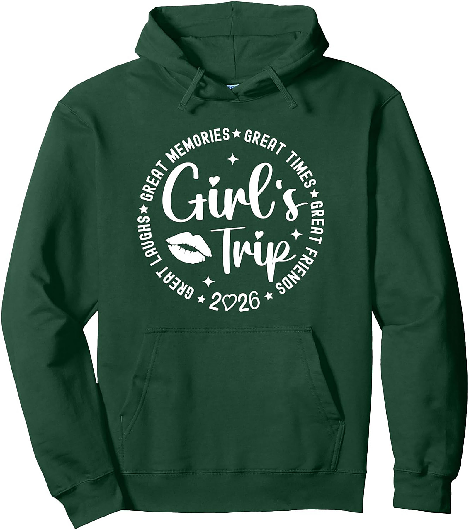 Girl's Trip 2026 Pullover Hoodie Great Friends Gift Idea