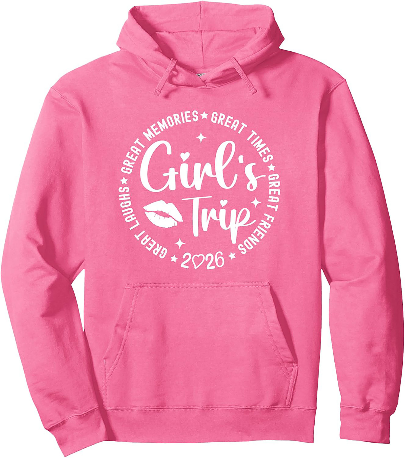 Girl's Trip 2026 Pullover Hoodie Great Friends Gift Idea