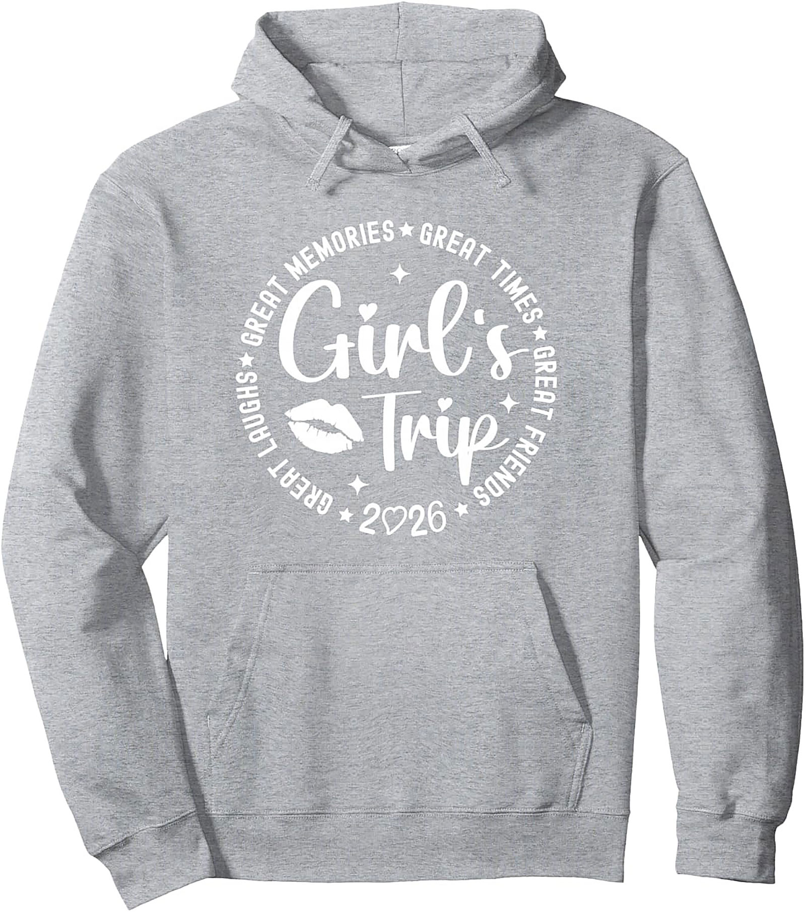 Girl's Trip 2026 Pullover Hoodie Great Friends Gift Idea