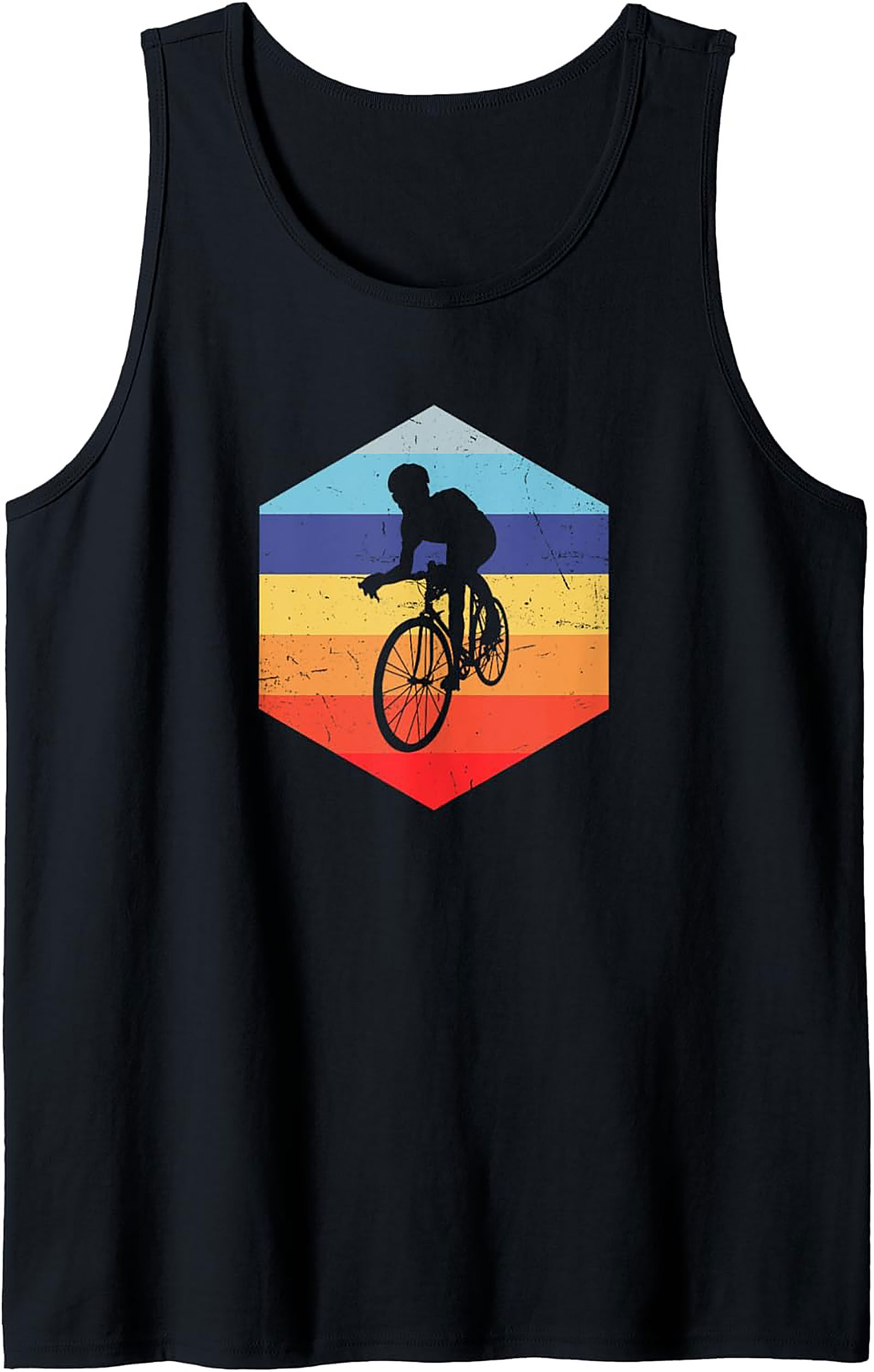 Vintage Cycling Tank Top | Retro Road Biker Sleeveless Shirt