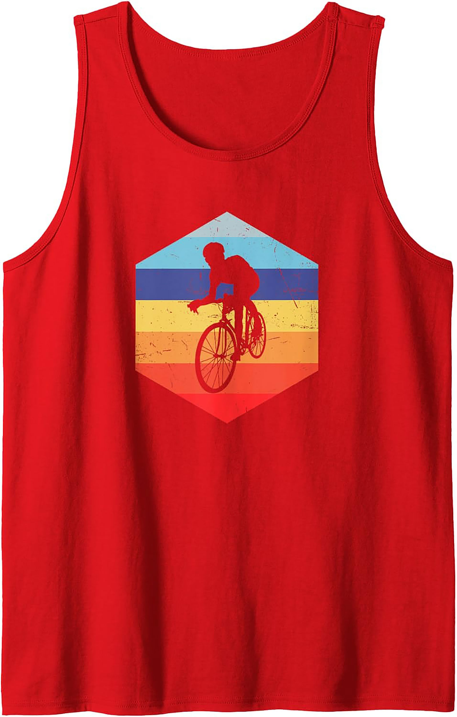 Vintage Cycling Tank Top | Retro Road Biker Sleeveless Shirt